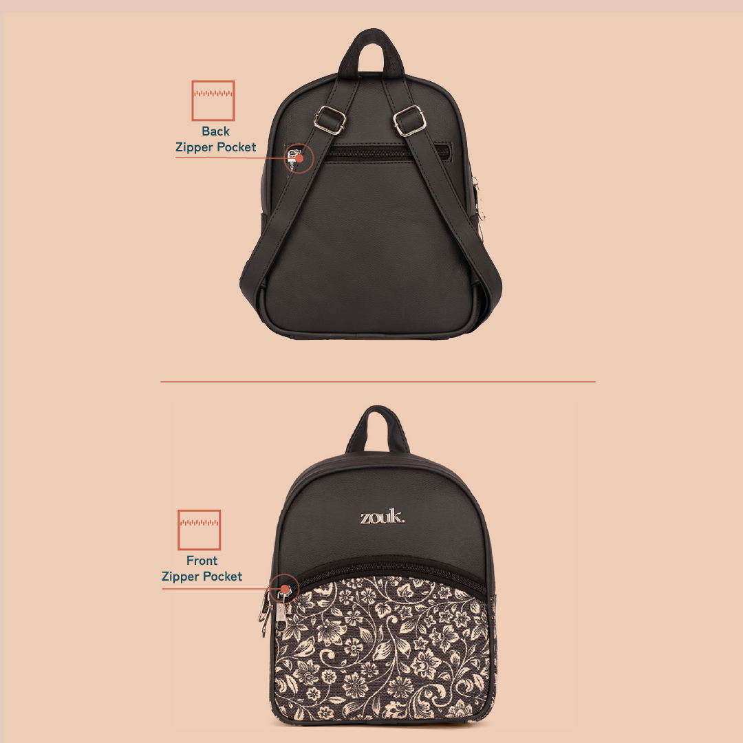 FloMotif Office Backpack & Dalila Mini-Daypack FloMotif Combo