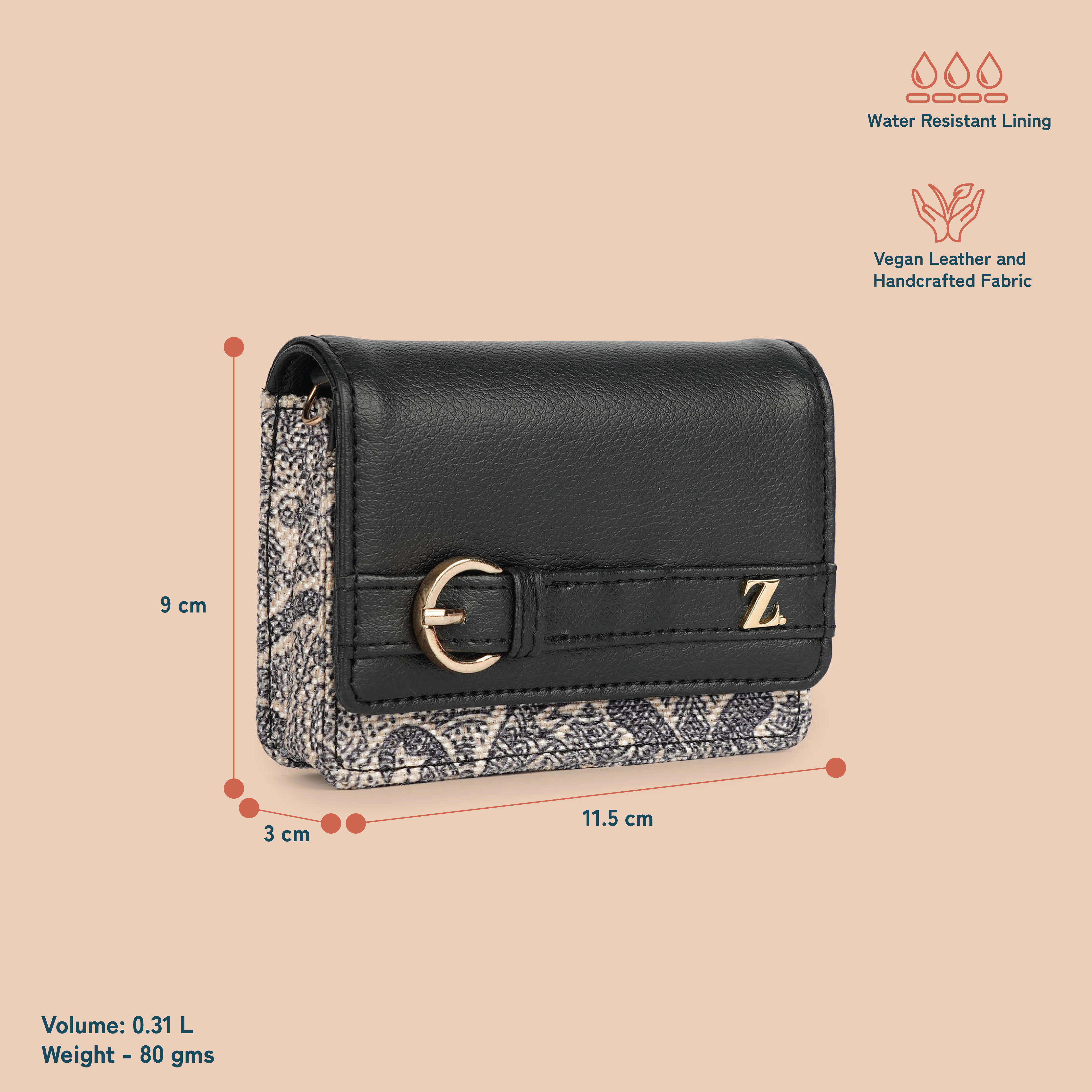 ZIP-Demi Mini Bag - Colaba Shirin