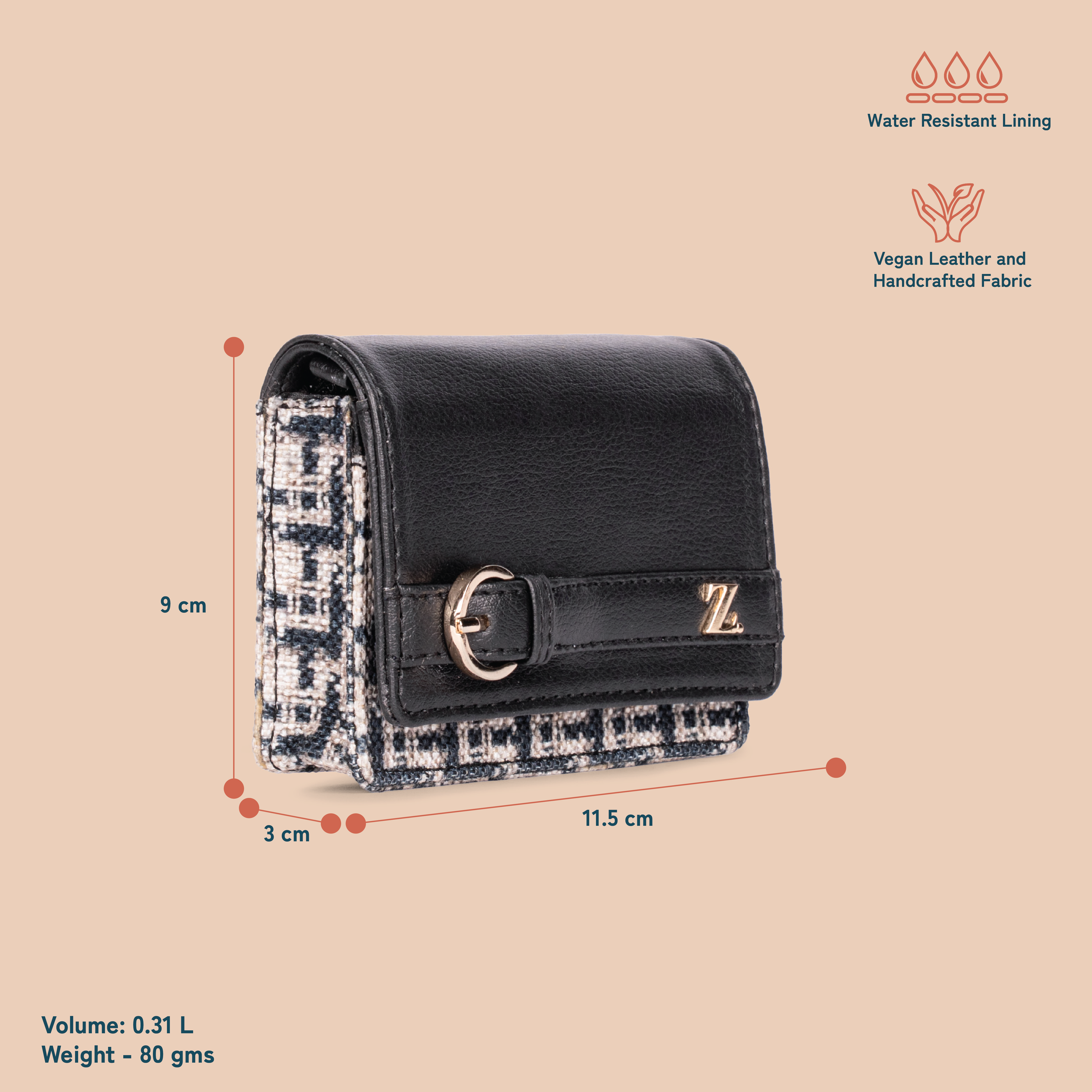 ZIP-Demi Mini Bag - Carter Checks