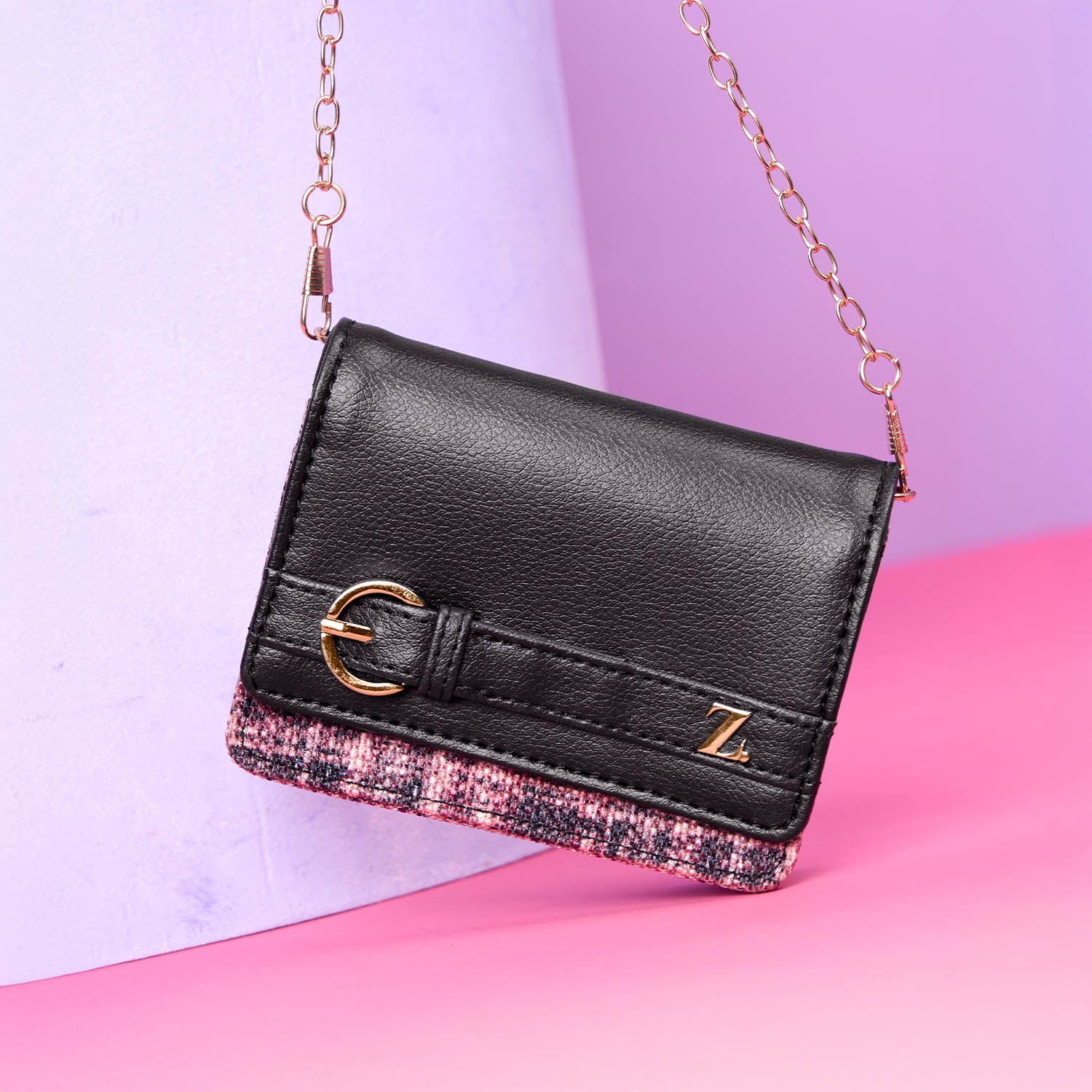 Demi Mini Bag - Cashmere Noir (Pink)