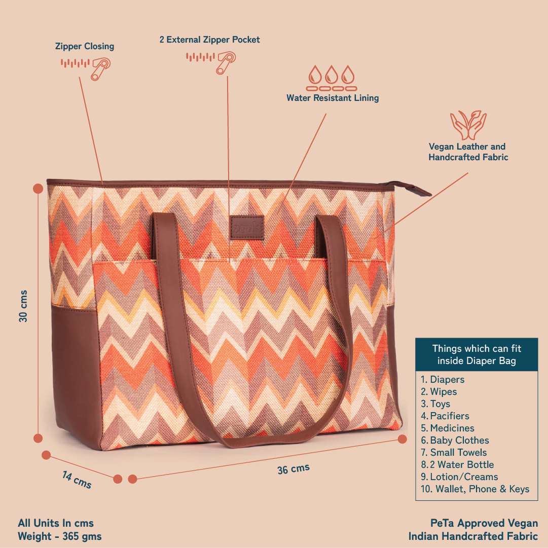 Tidal Wave Diaper Bag