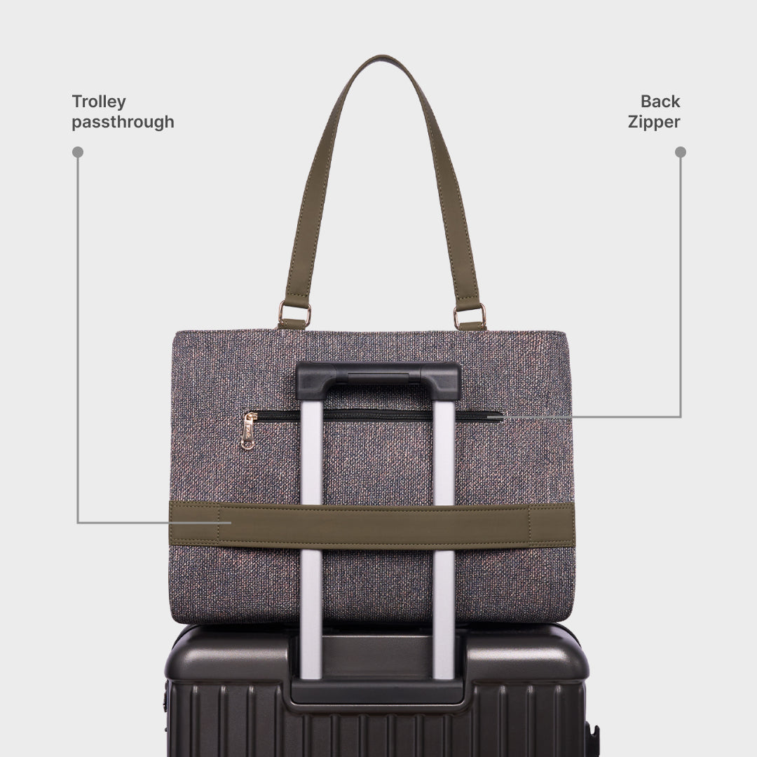 Sandrift Expandable Office Bag (Olive)