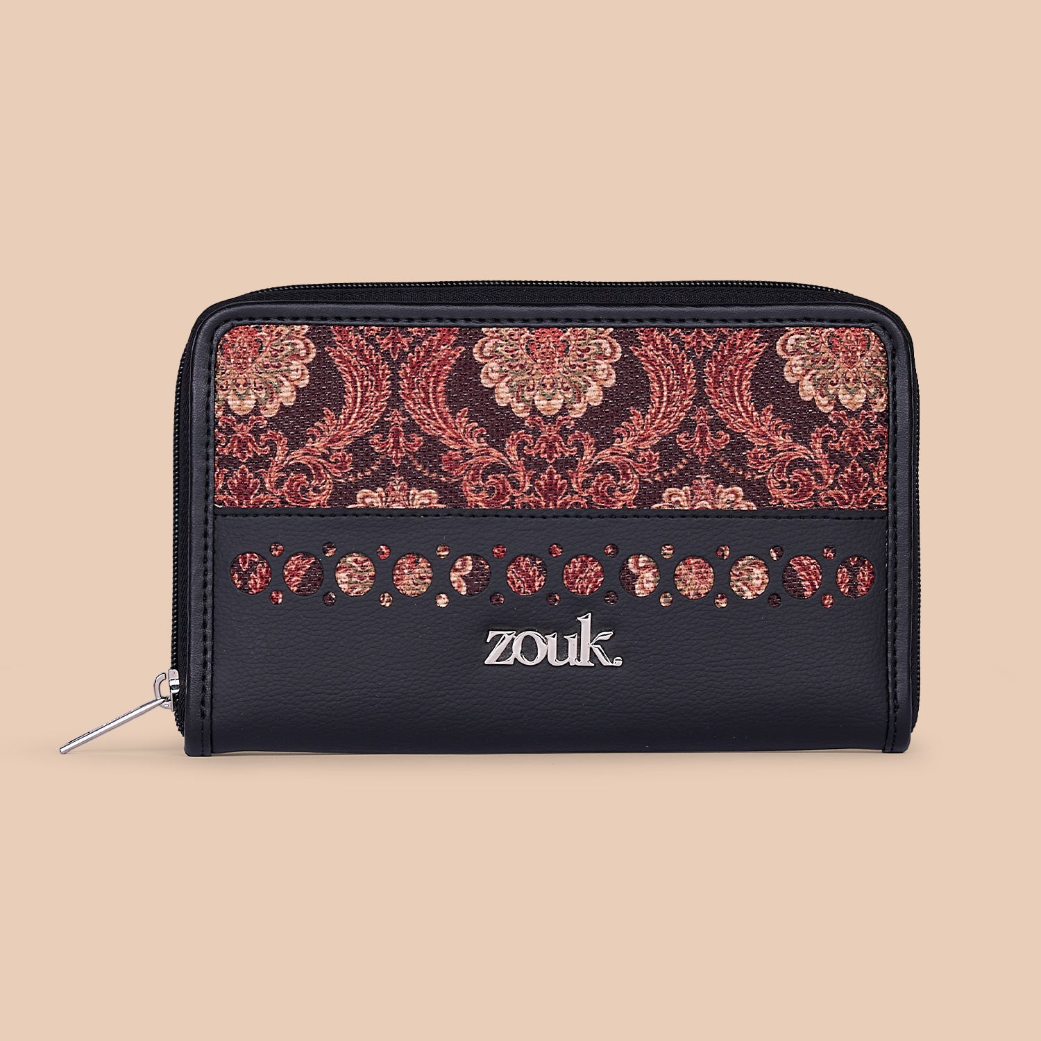 Eden Zipper Wallet - Jodhpur Damask