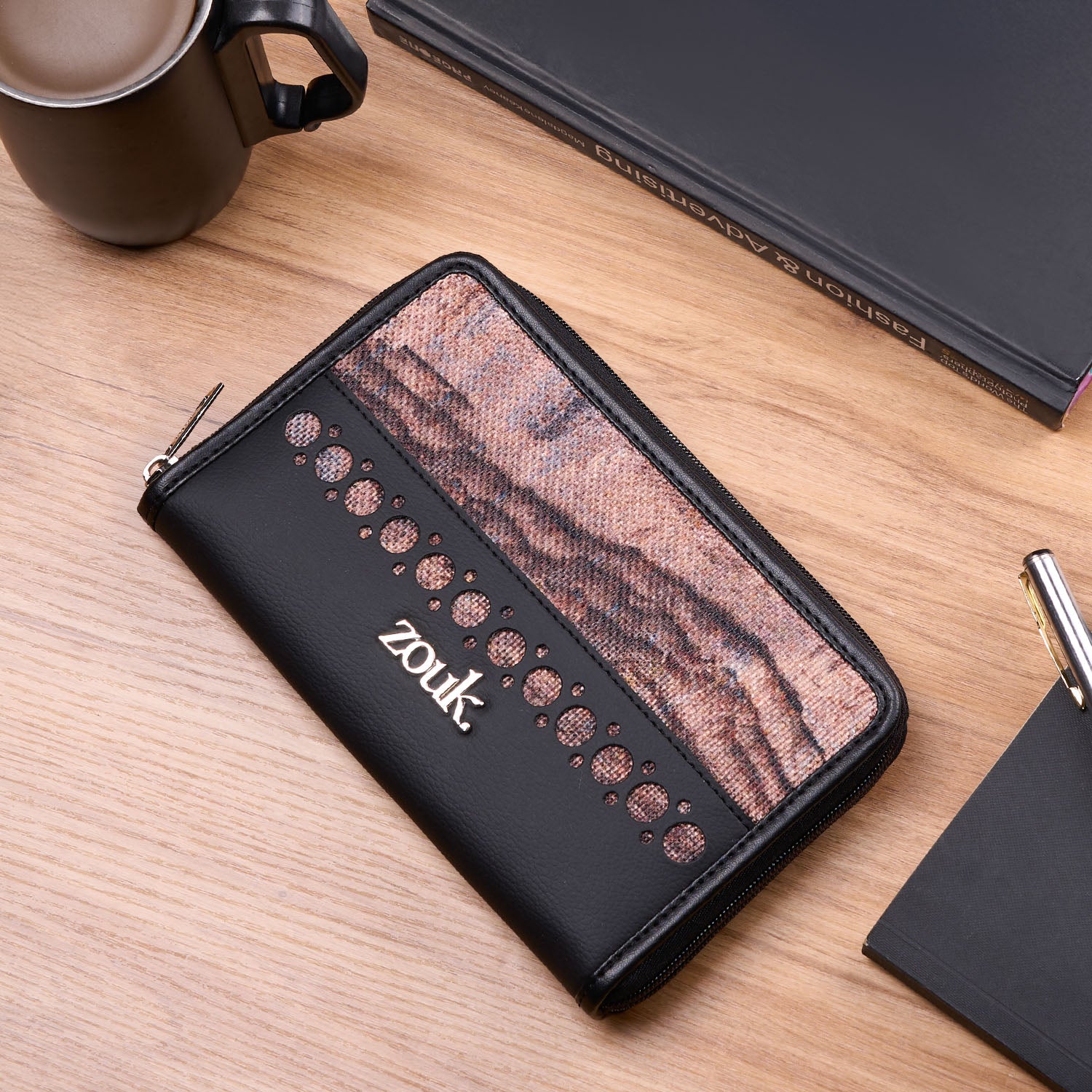 Eden Zipper Wallet - Ladakh Impasto