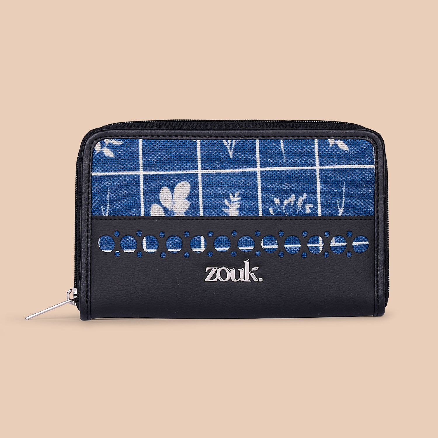 Eden Zipper Wallet - Lakshadweep Azure