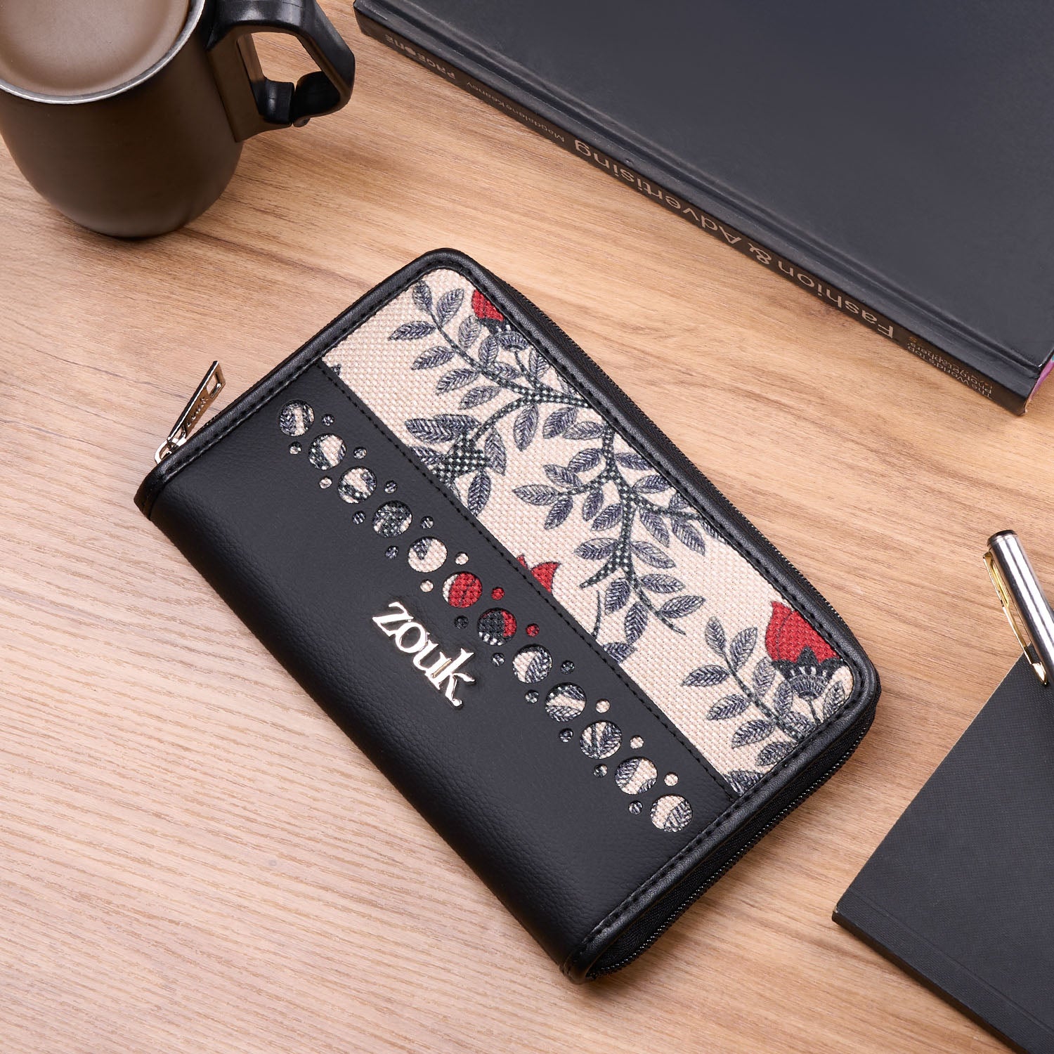 Eden Zipper Wallet - Nawabi Couture