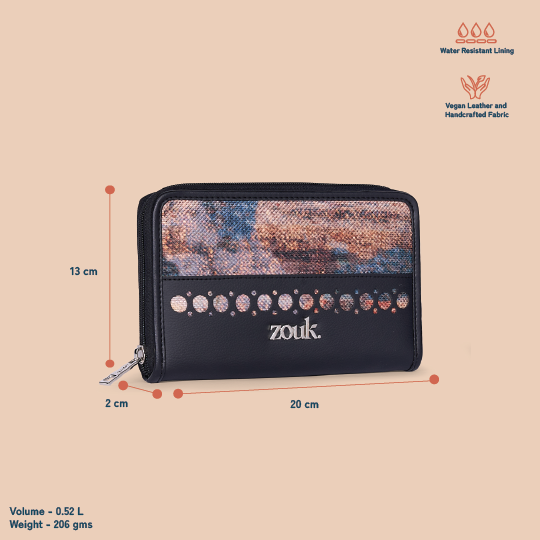 Eden Zipper Wallet - Triund Baroque