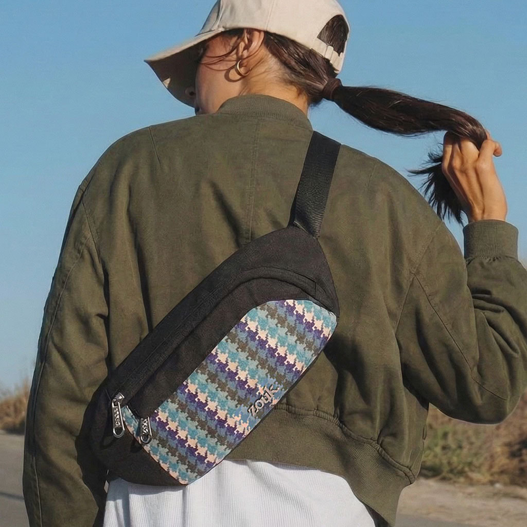 Bombay Houndstooth Faye Fanny Pack