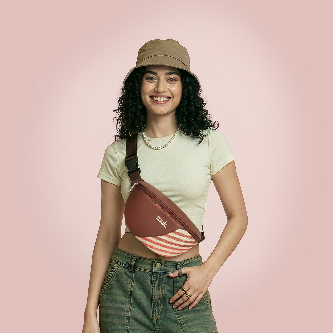 Freya Fanny Pack - Qutub Stripes