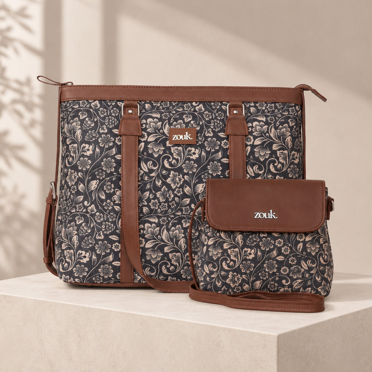 FloMotif - Women's Office Bag & Flap Sling Bag Combo