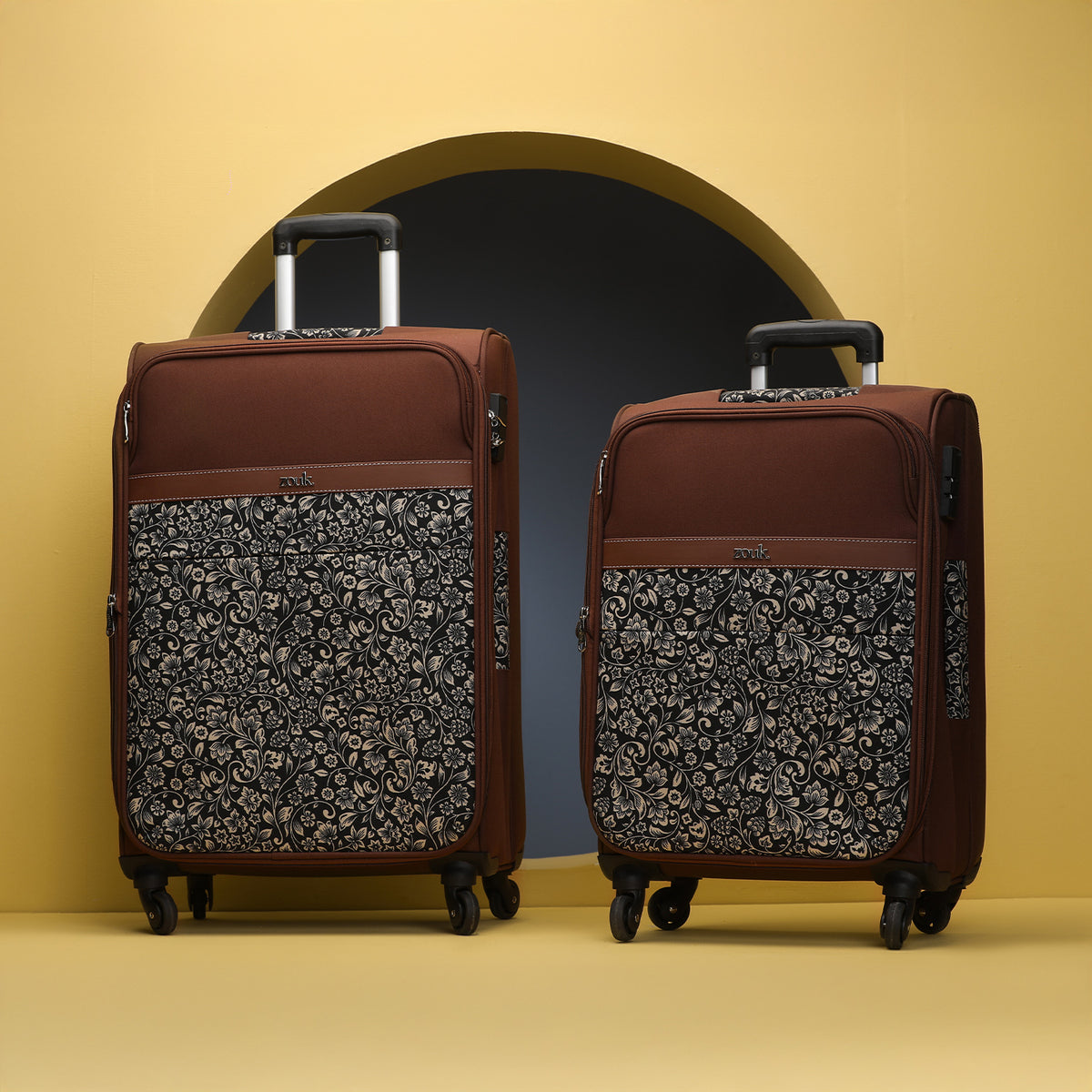 FloMotif Avasa Trolley Bag Combo (Cabin & Medium)