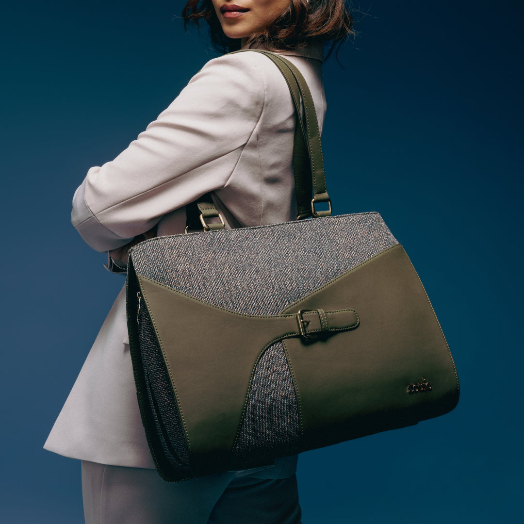 Sandrift Expandable Office Bag (Olive)