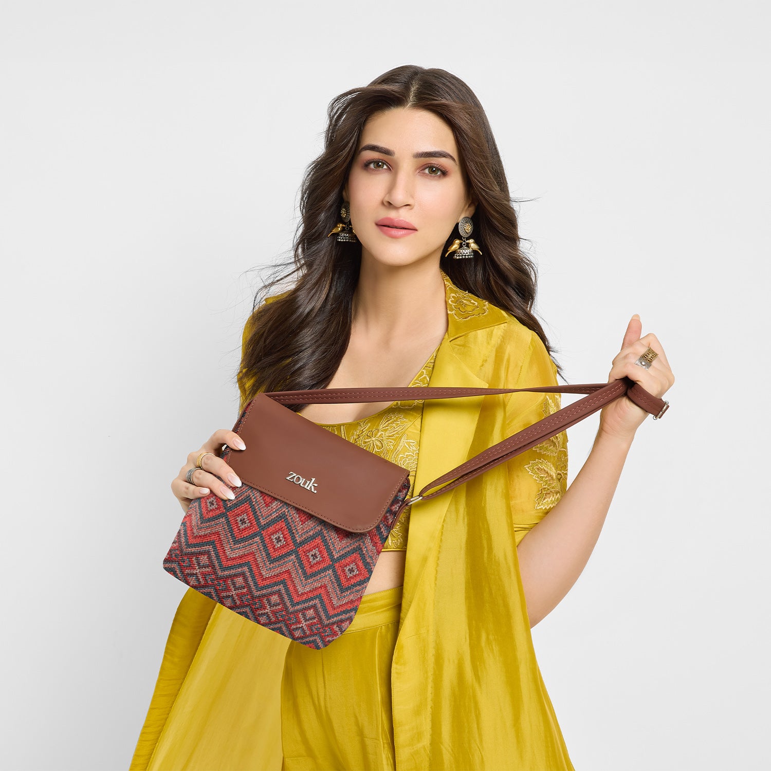 Gwalior Weaves Flap Sling Bag