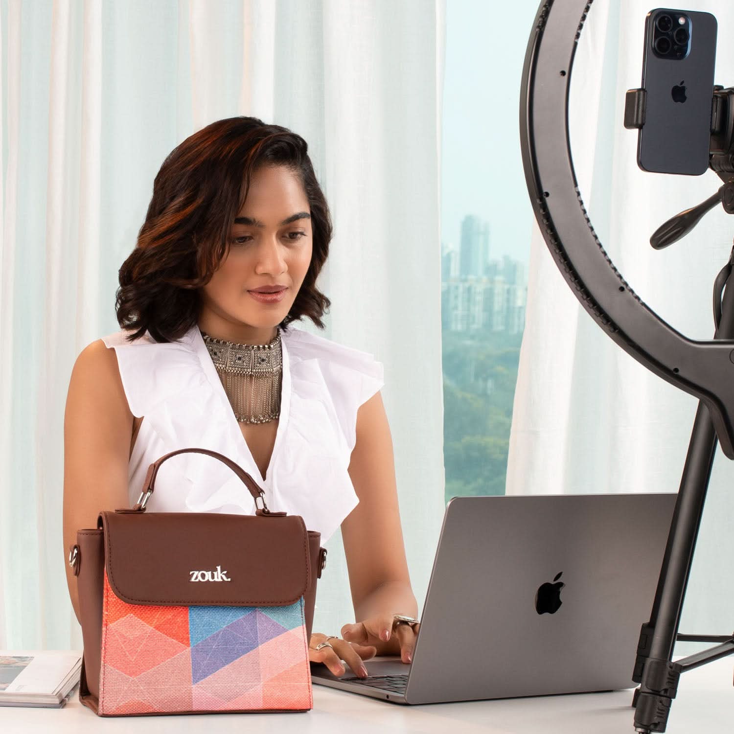 GeoOptics Statement Sling Bag