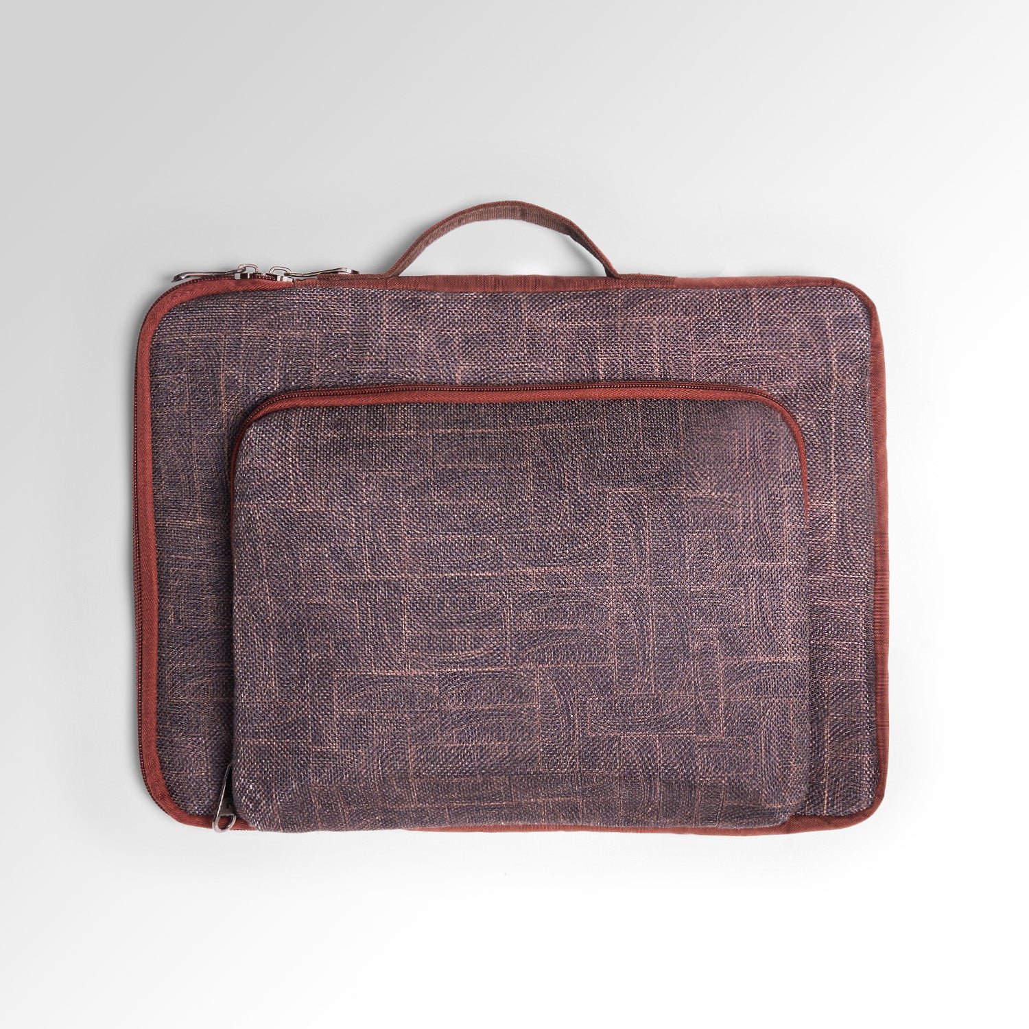 Golkonda Brass Urban Laptop Sleeve - 14inch (Brown)
