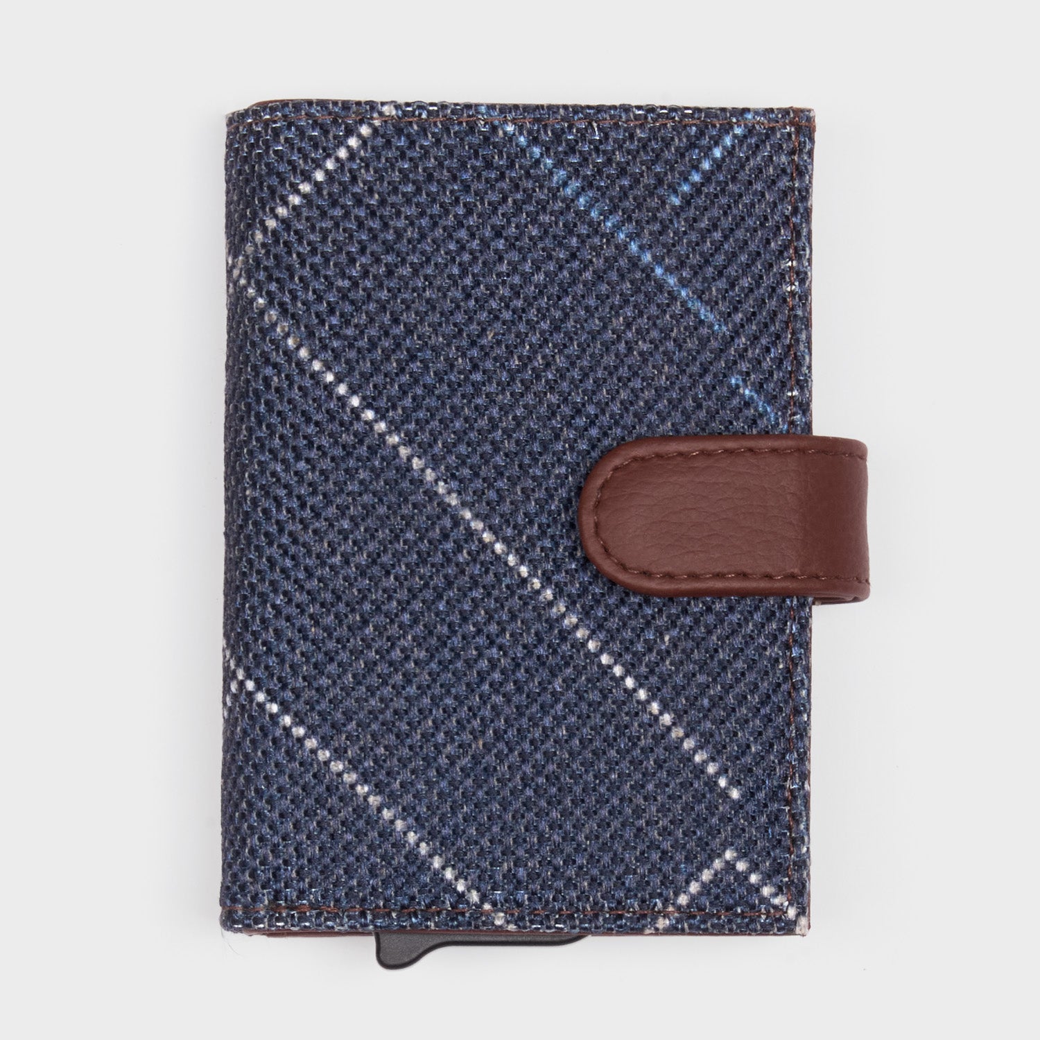 Bombay Tartan Arc Card Holder