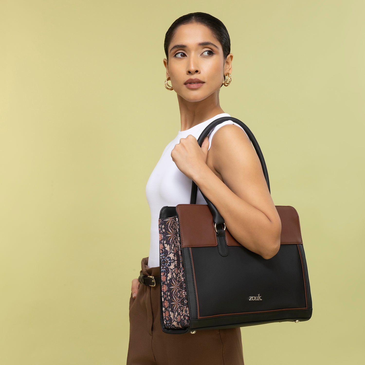 Hannah Office Bag - Kashmir Blooms