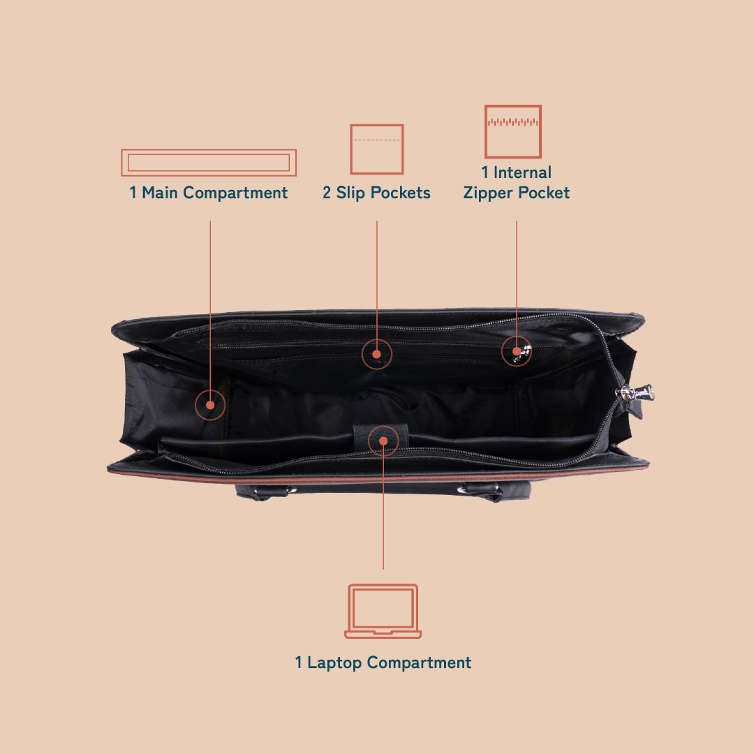 Hannah Office Bag - Kolkata Nouveau