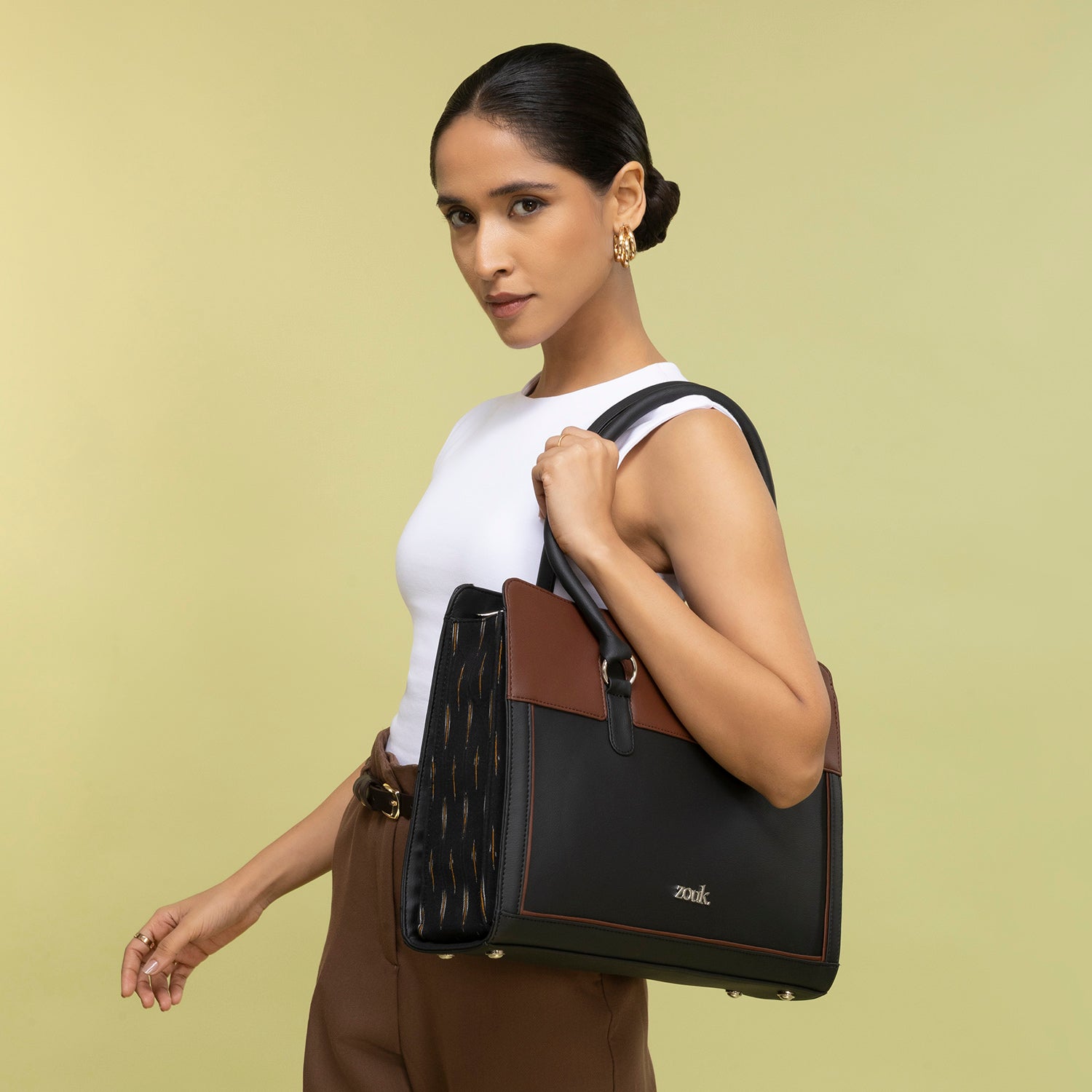 Hannah Office Bag - Ikat GreRe