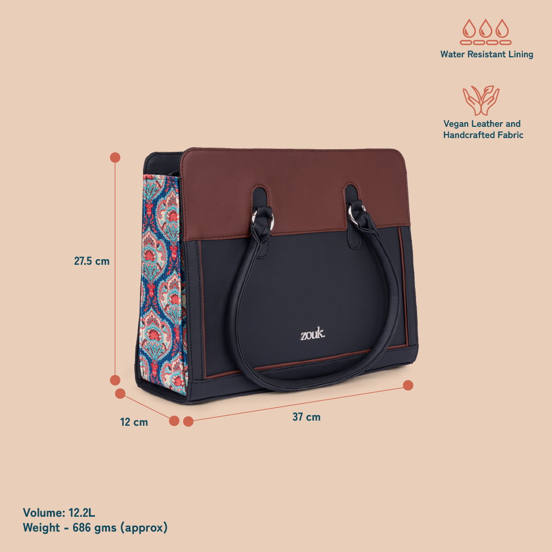 Hannah Office Bag - Kovil Blue