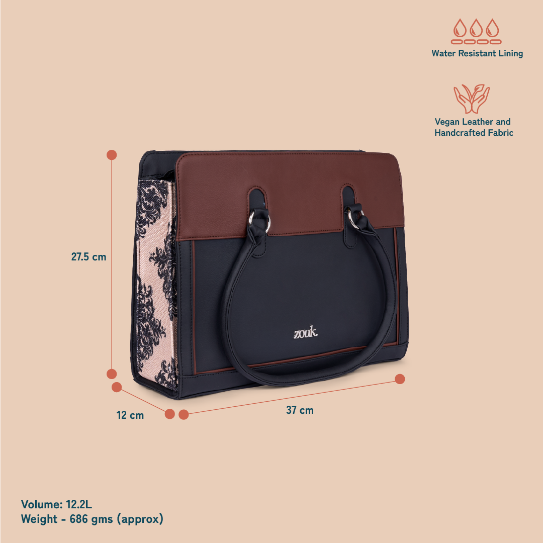 Hannah Office Bag - Mughal Motif