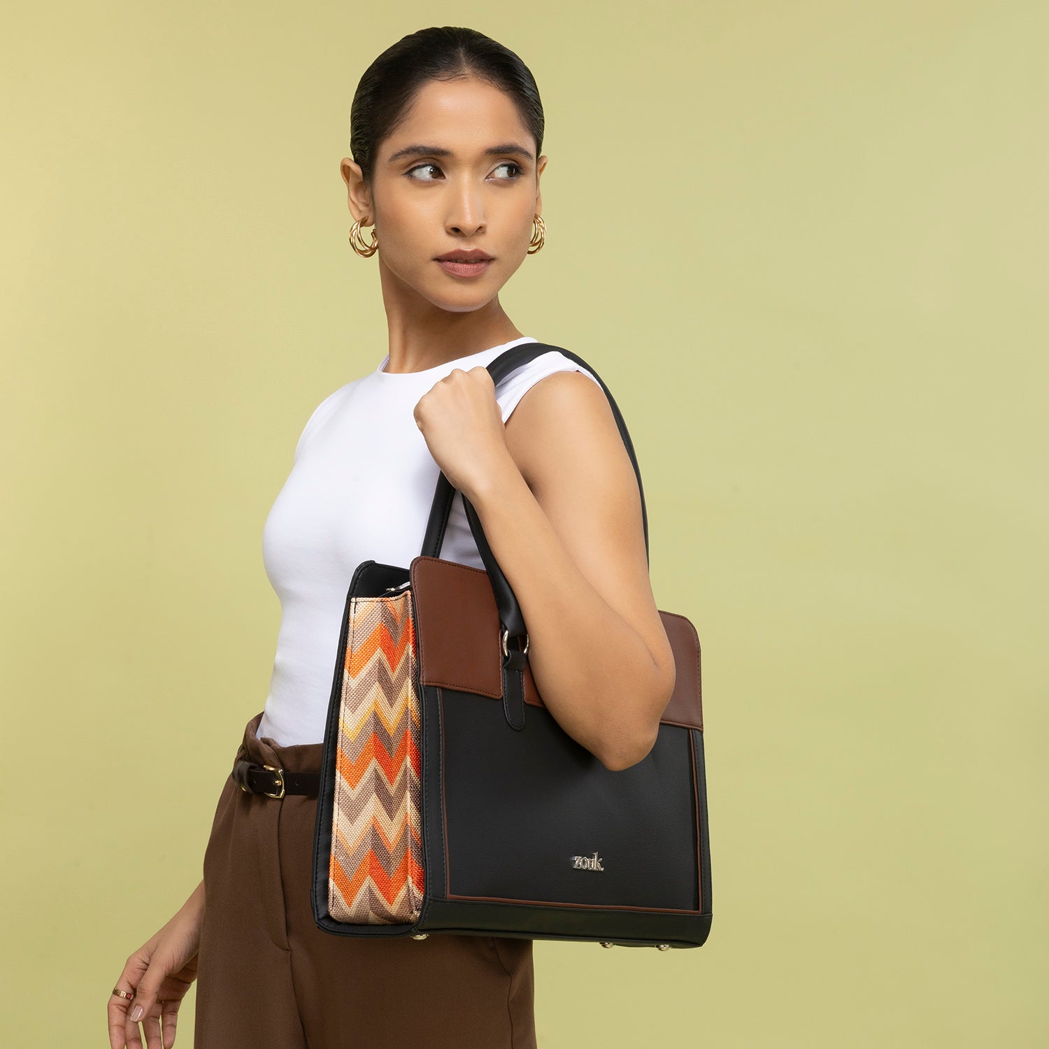 ZIP-Hannah Office Bag - Tidal Wave