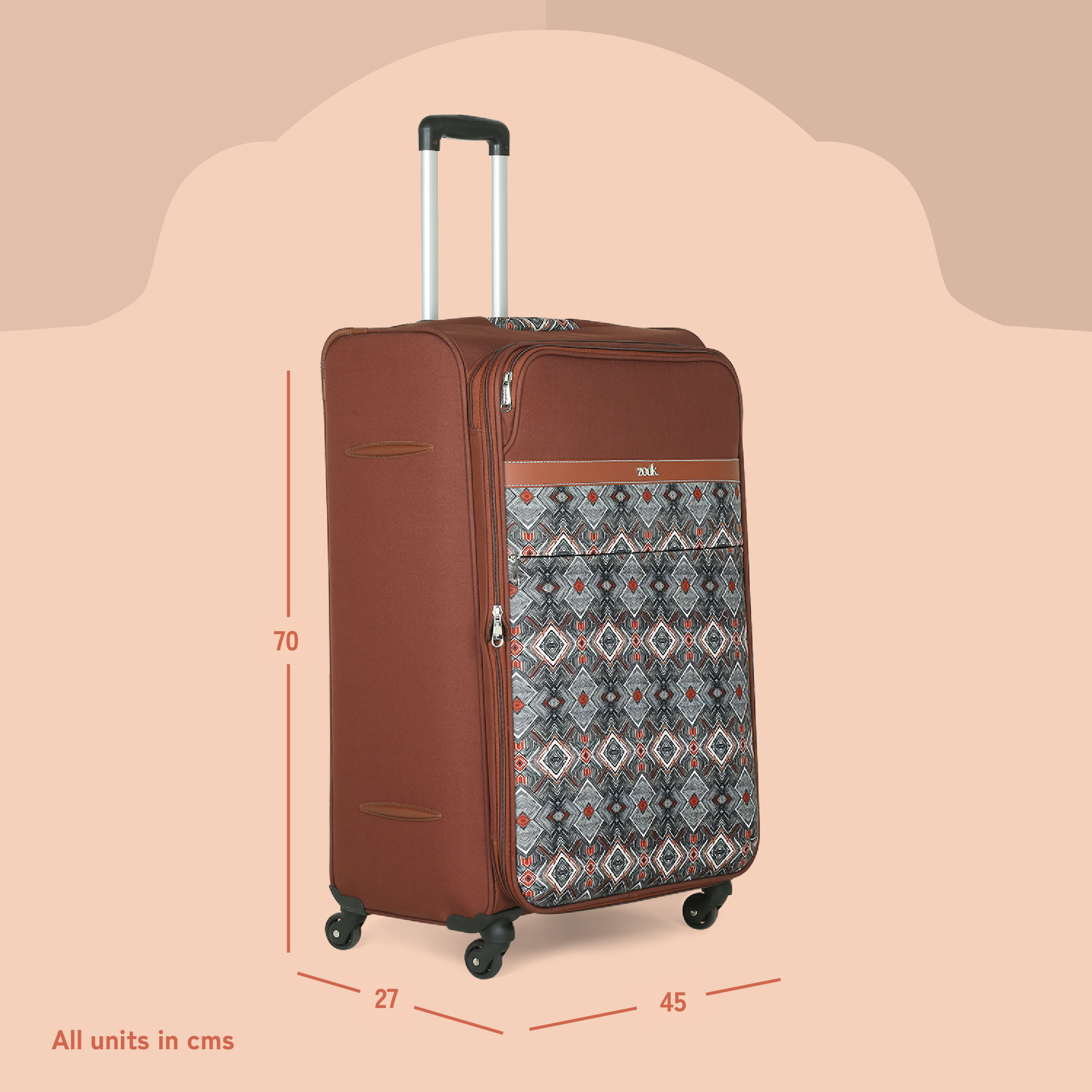 Himalayan Trails Avasa Trolley Bag (Large)