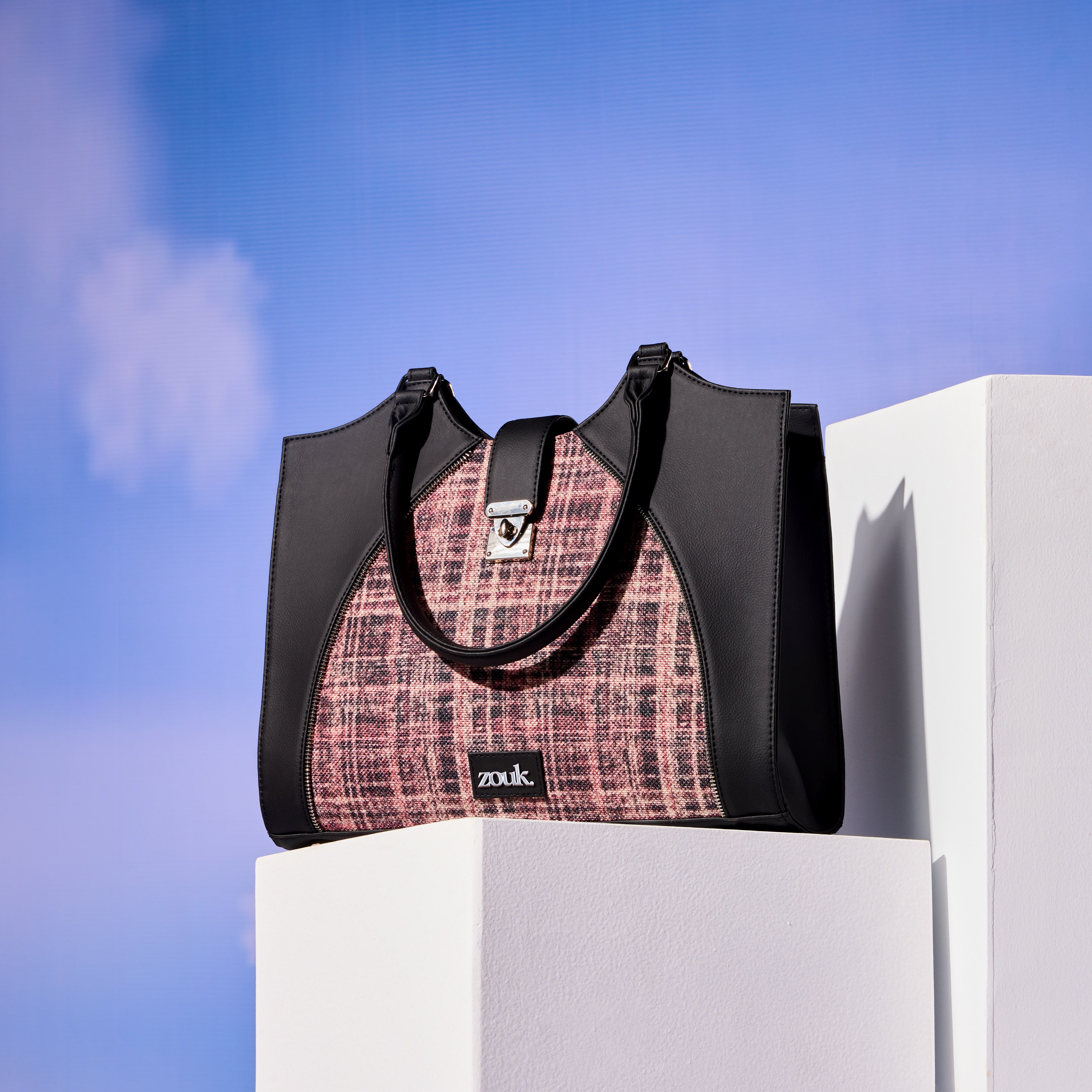 Harriet Office Bag - Cashmere Noir (Pink)