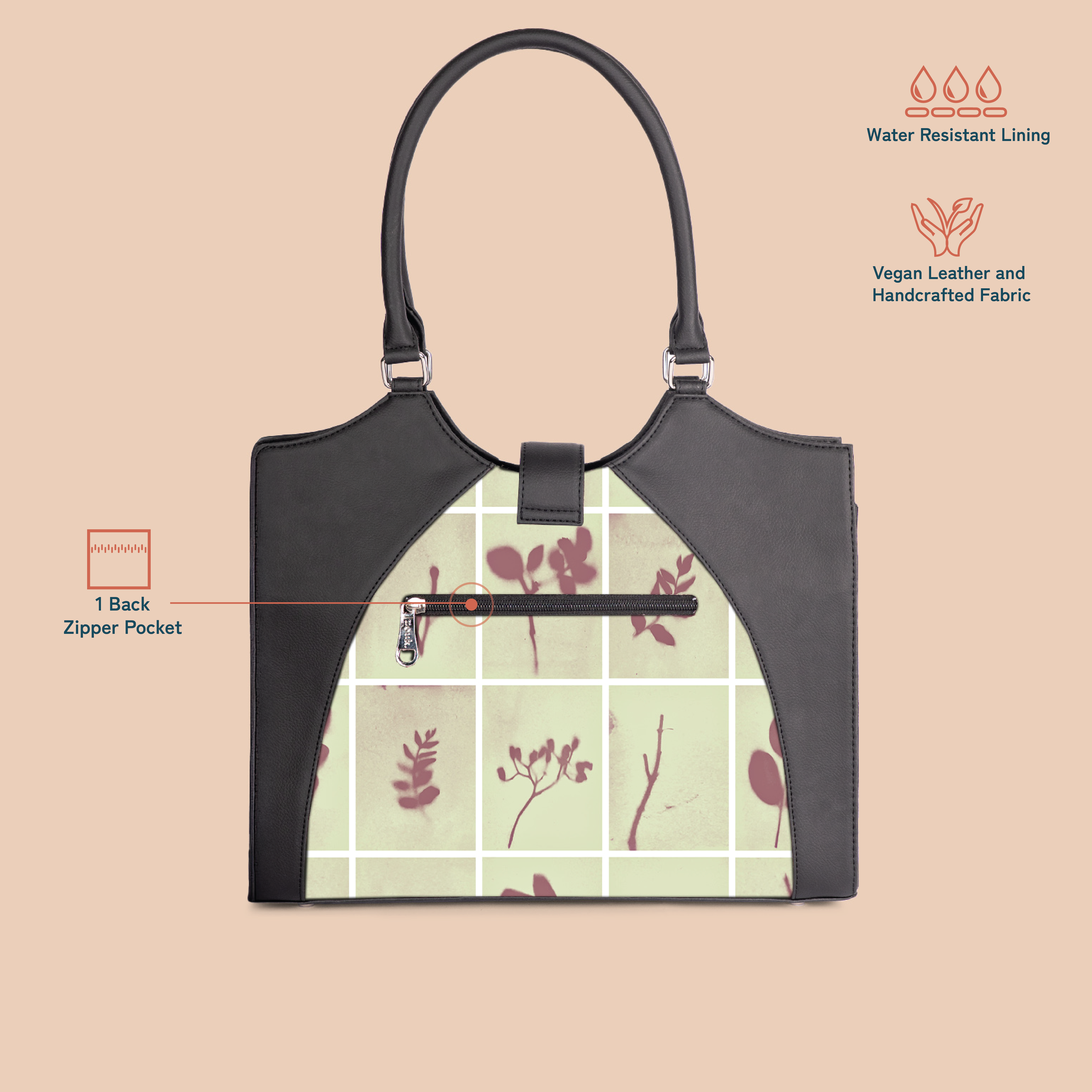 Harriet Office Bag - Auroville Amethyst