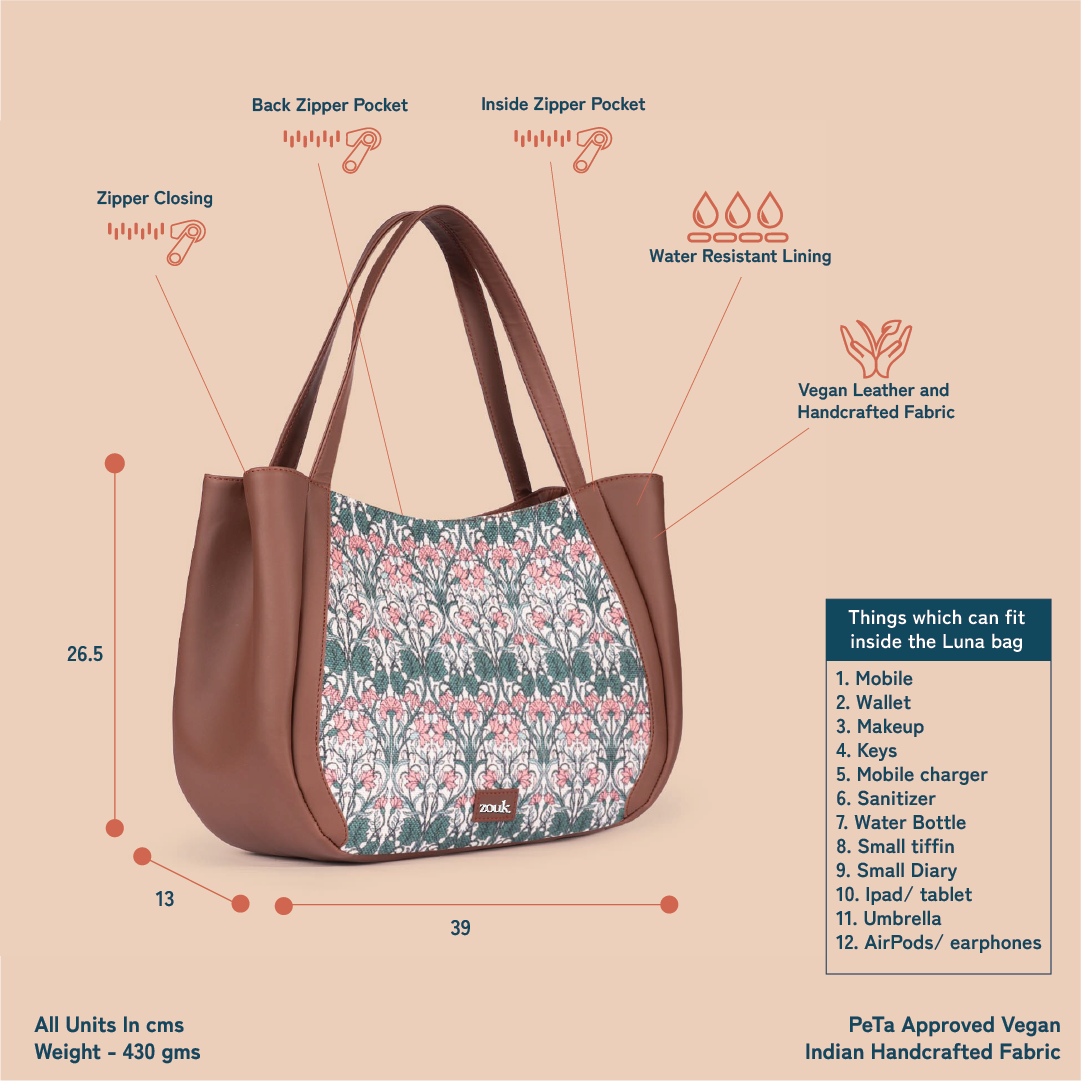 Hooghly Nouveau Luna Handbag