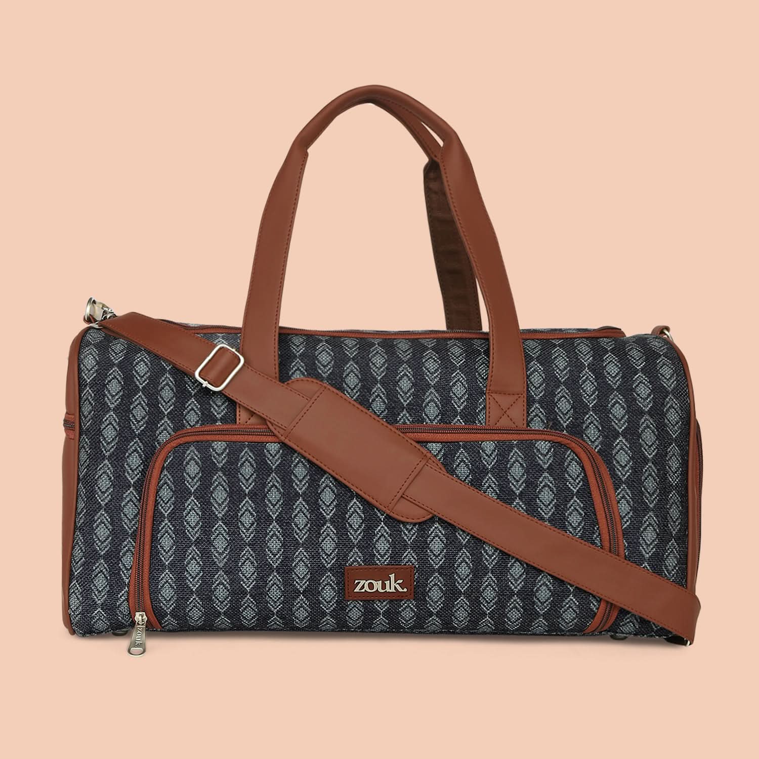 Hyderabad Ikat Weekender Duffle Bag