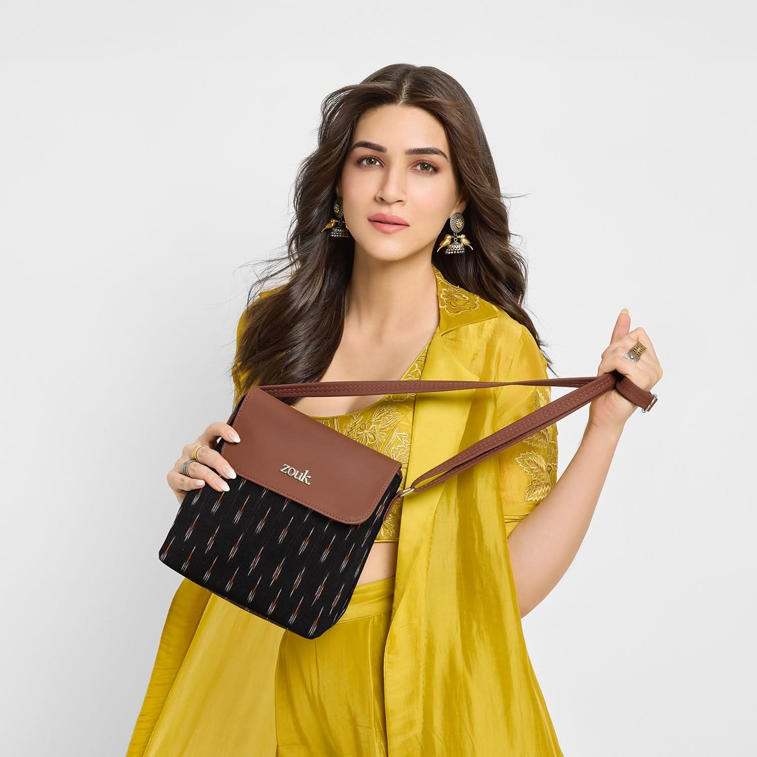 Ikat GreRe Flap Sling Bag