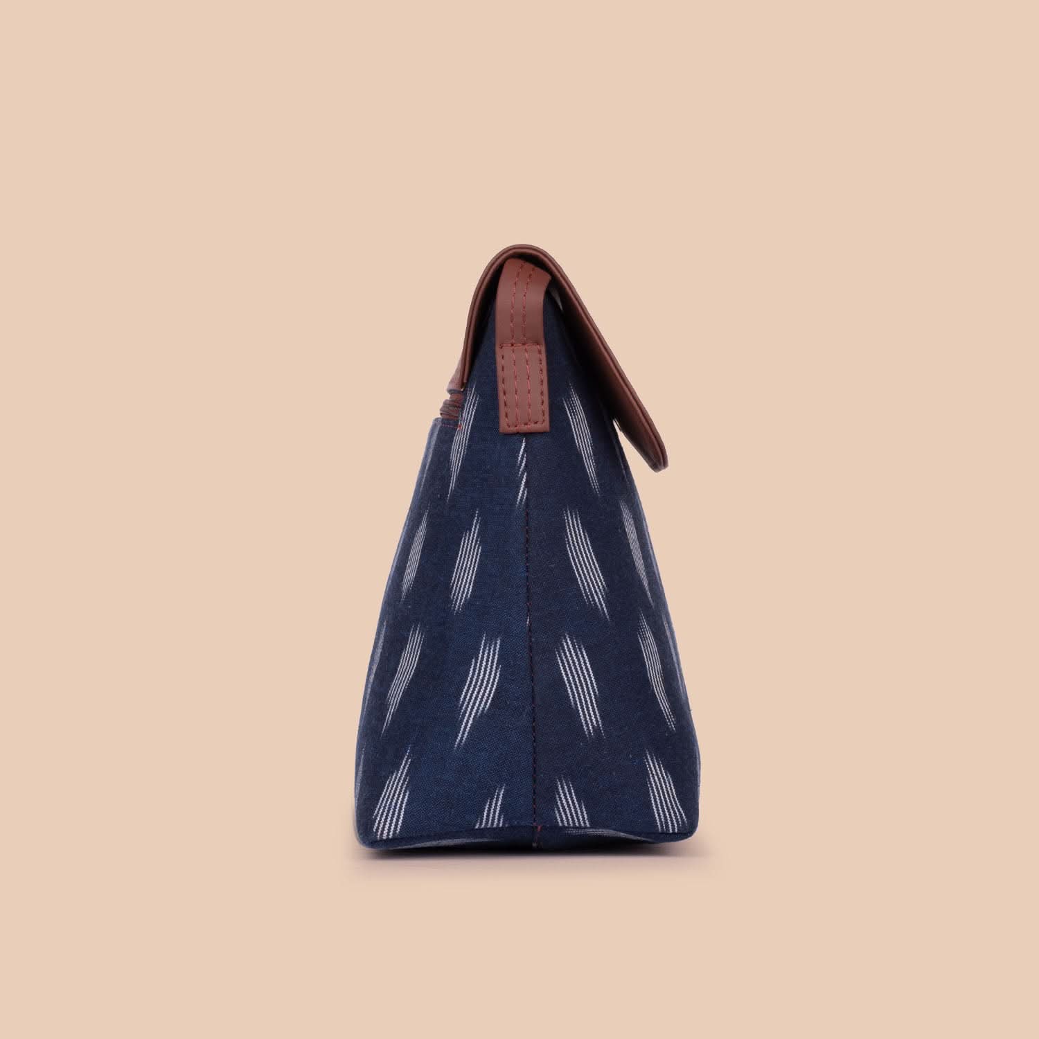 Ikat Jet Blue Flap Sling Bag