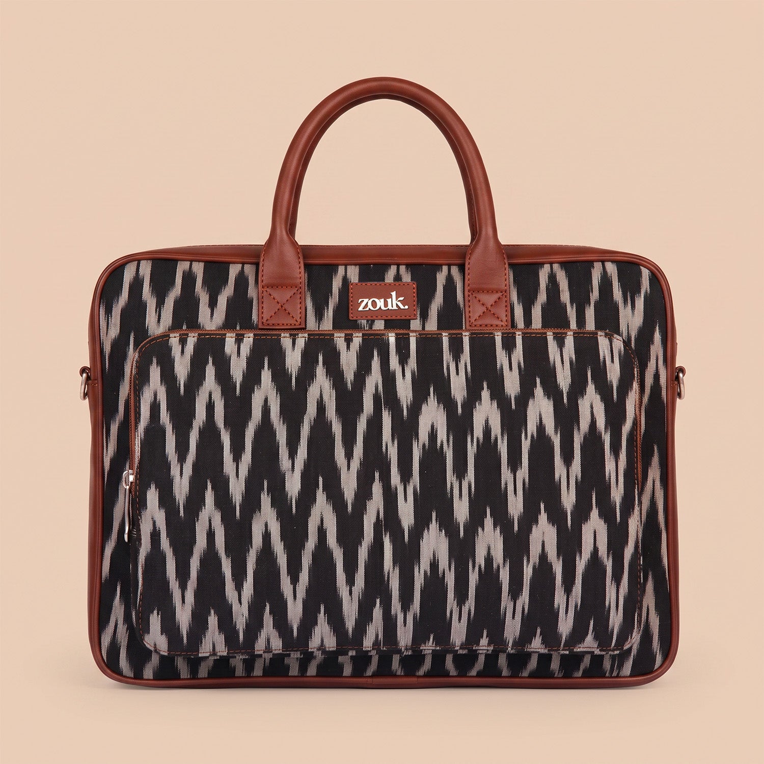 Ikat Print Laptop Bag