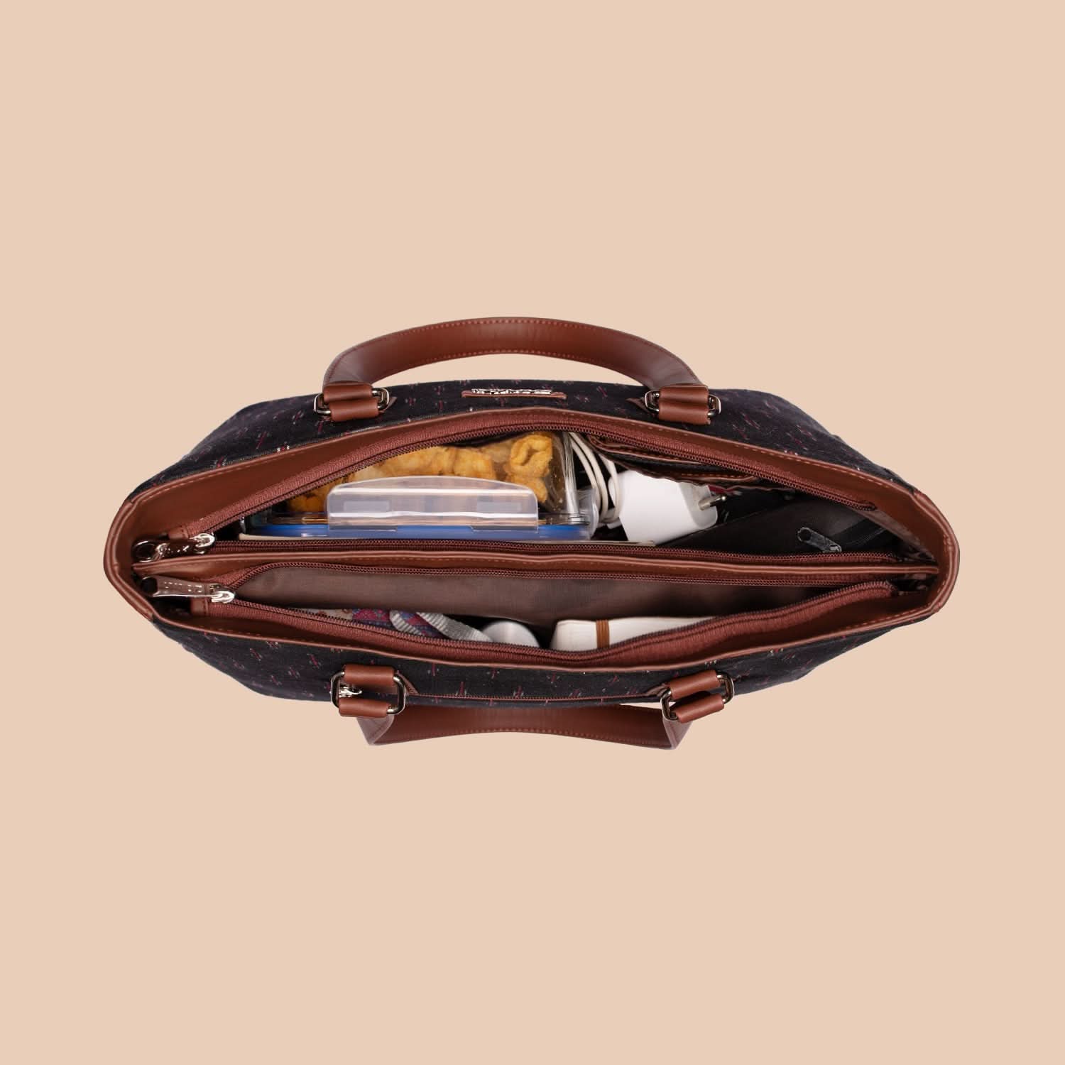 Ikat GreRed Getaway Handbag