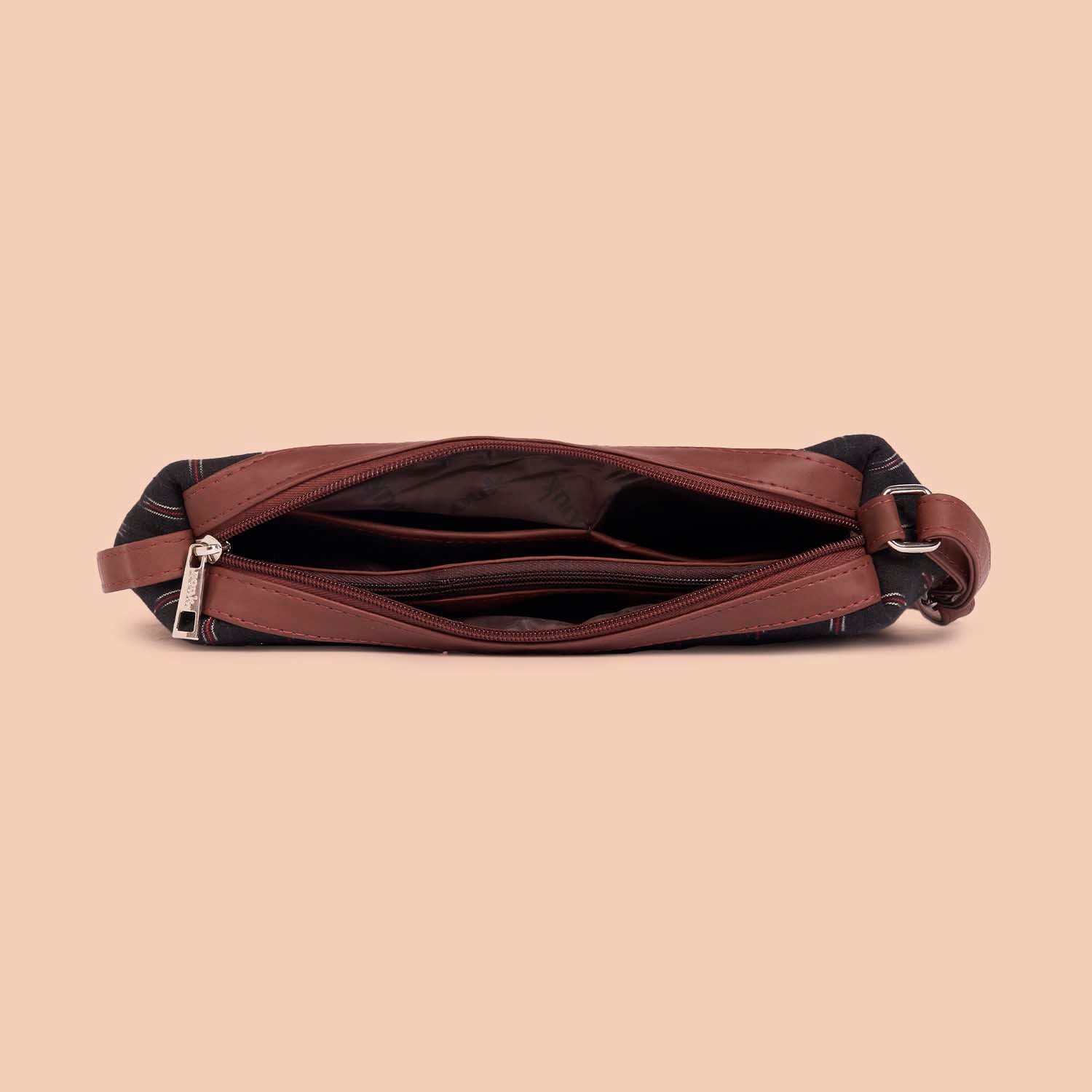 Ikat GreRed Structured Shoulder Bag