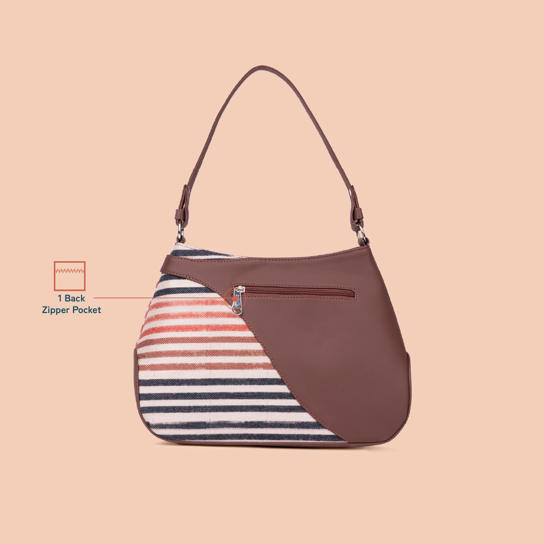 Ira Handbag - Qutub Stripes