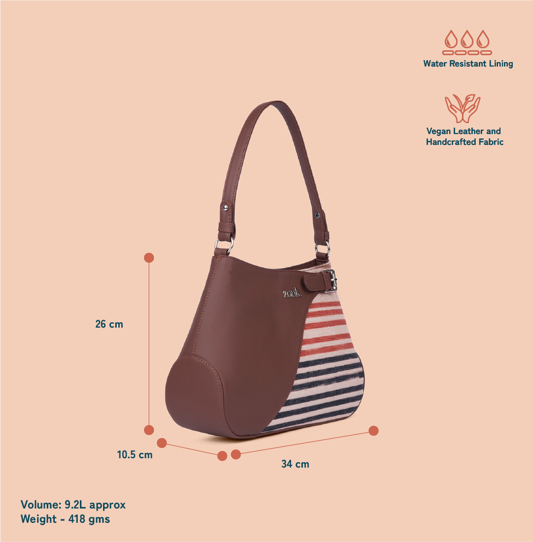Ira Handbag - Qutub Stripes