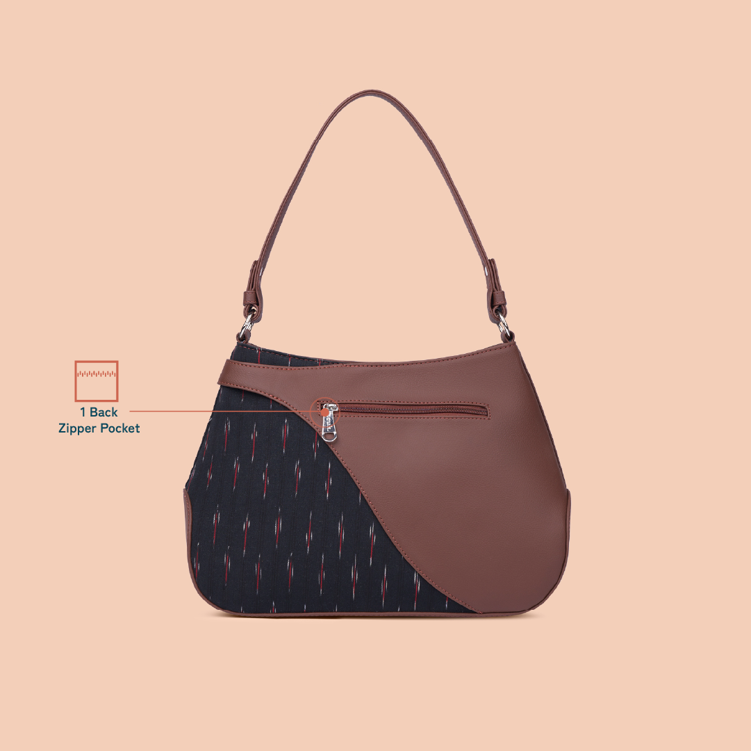 Ira Handbag - Ikat GreRed