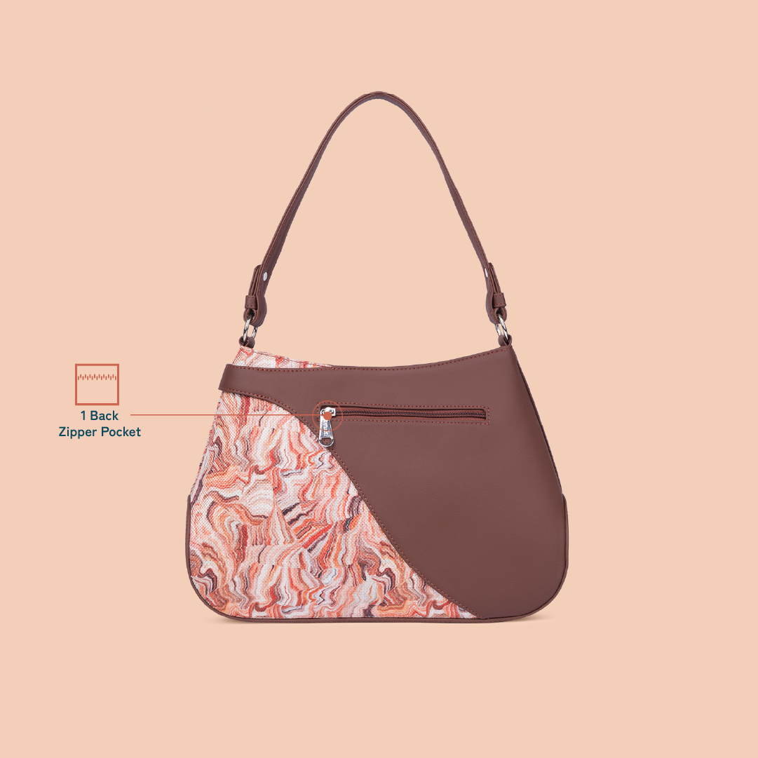 Ira Handbag - Nicobar Coral