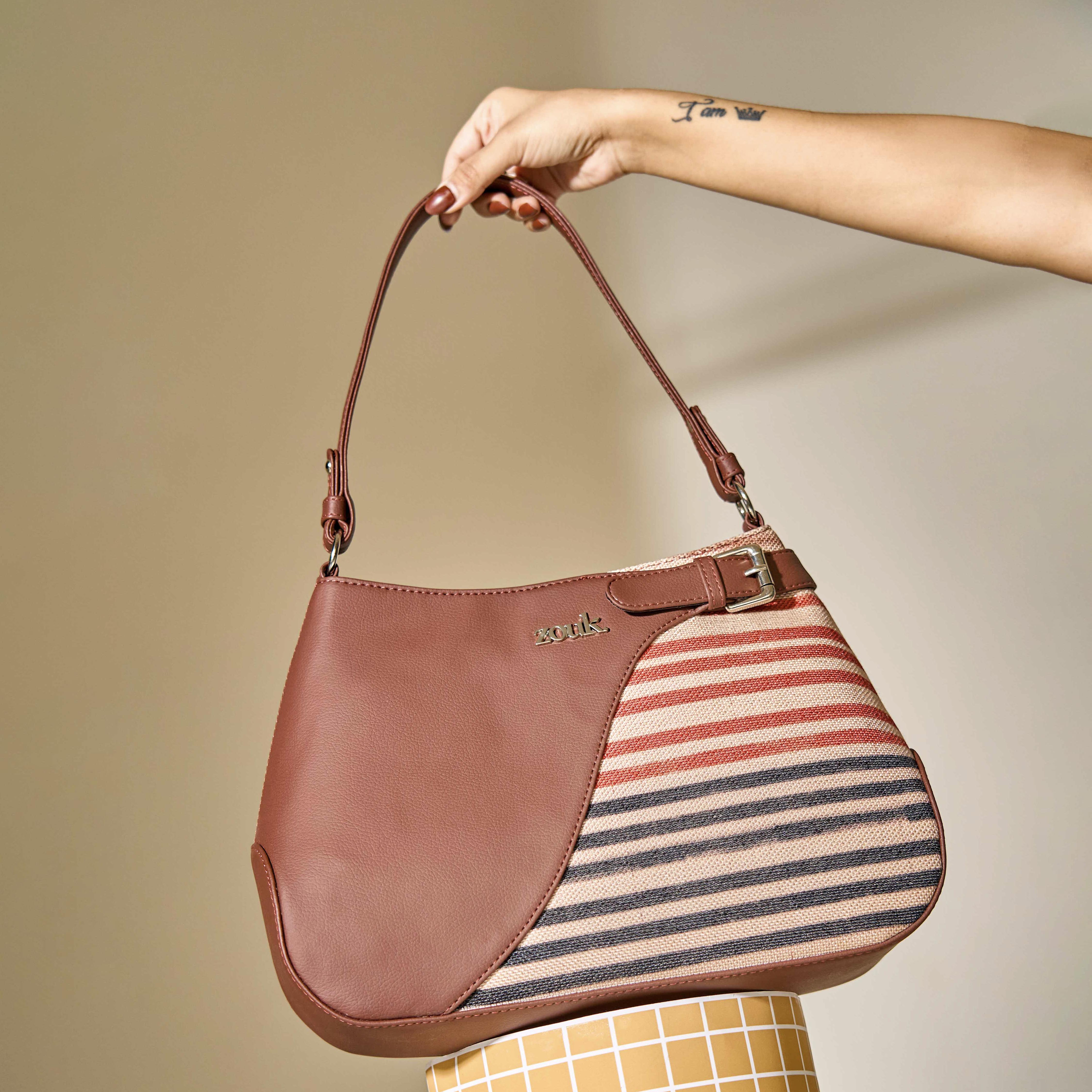 Ira Handbag - Qutub Stripes