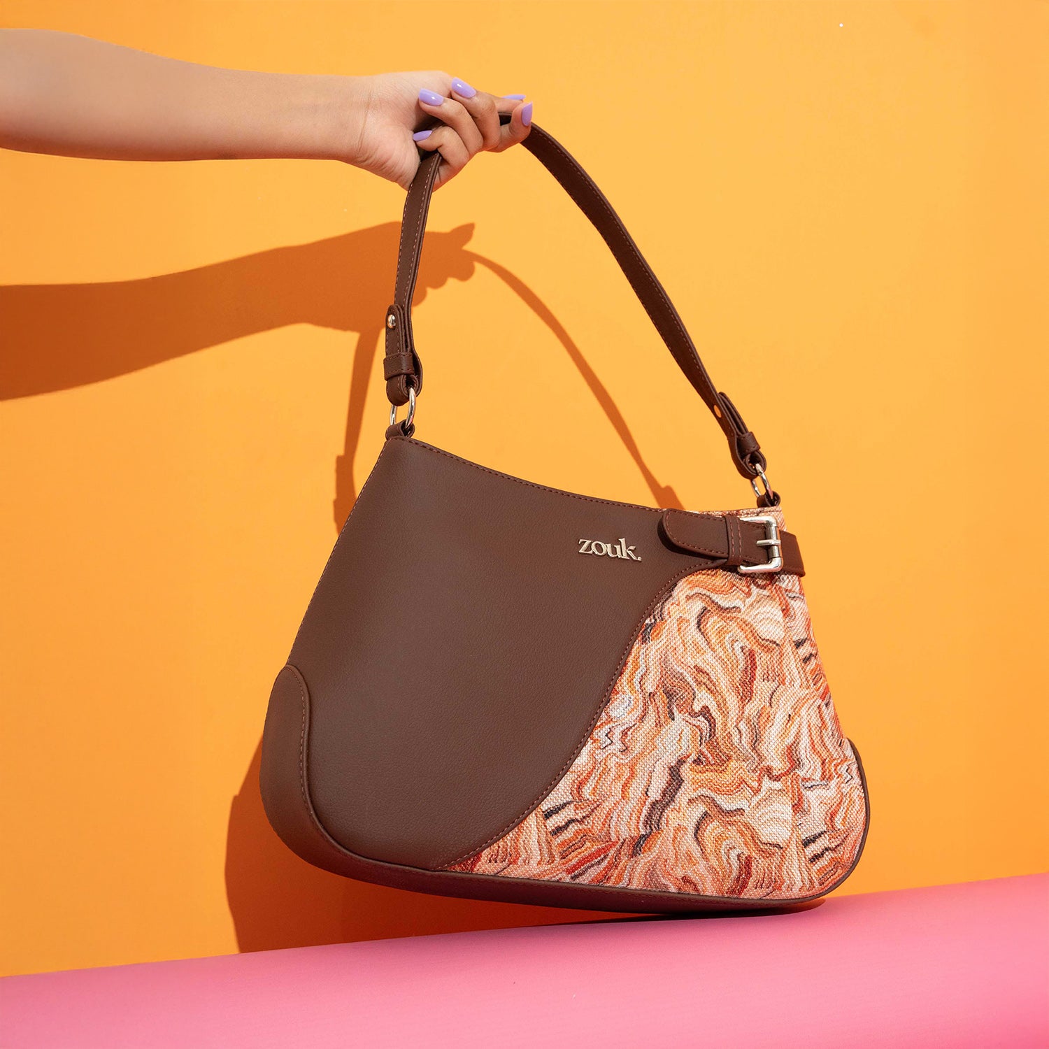 Ira Handbag - Nicobar Coral