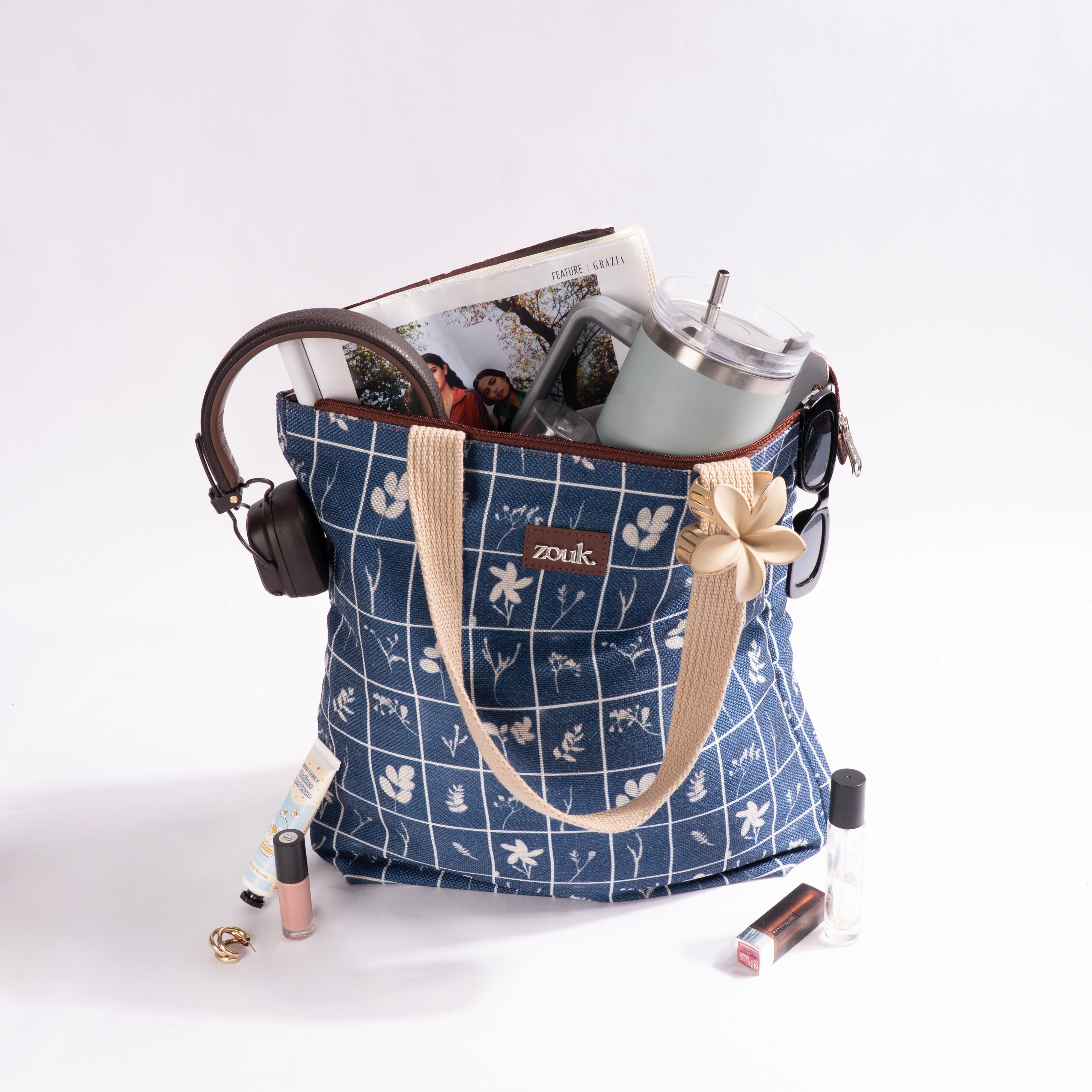 Ivy Tote Bag - Lakshadweep Azure