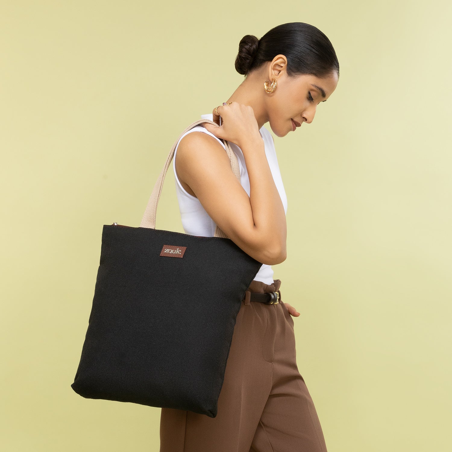 Ivy Tote Bag - Jet Black