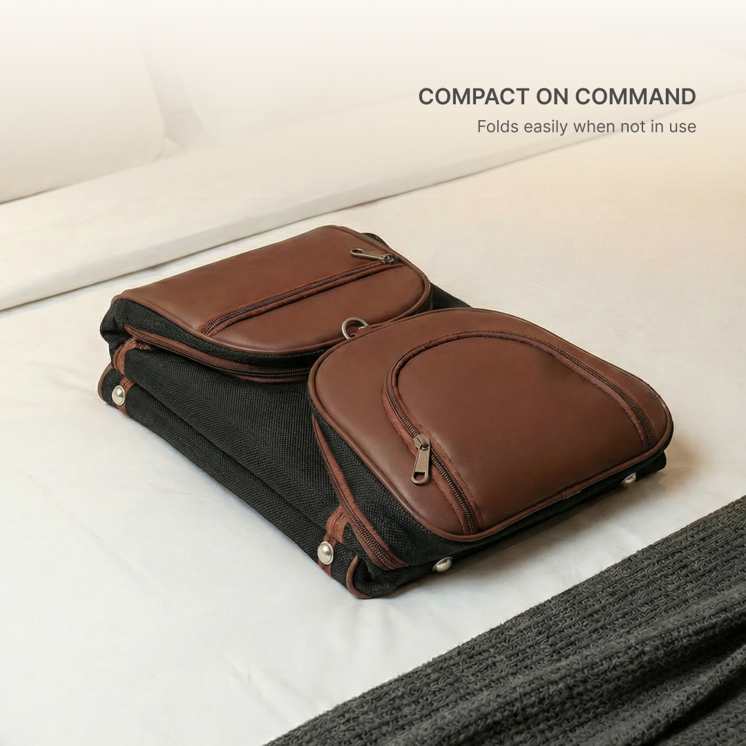 Jet Black Men's Weekender Duffel Bag