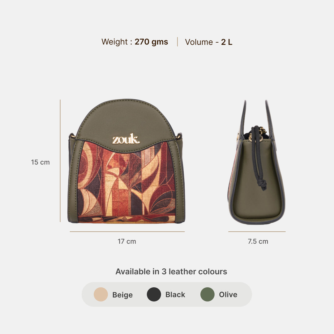 Auric Mehr Potli Bag (Olive)