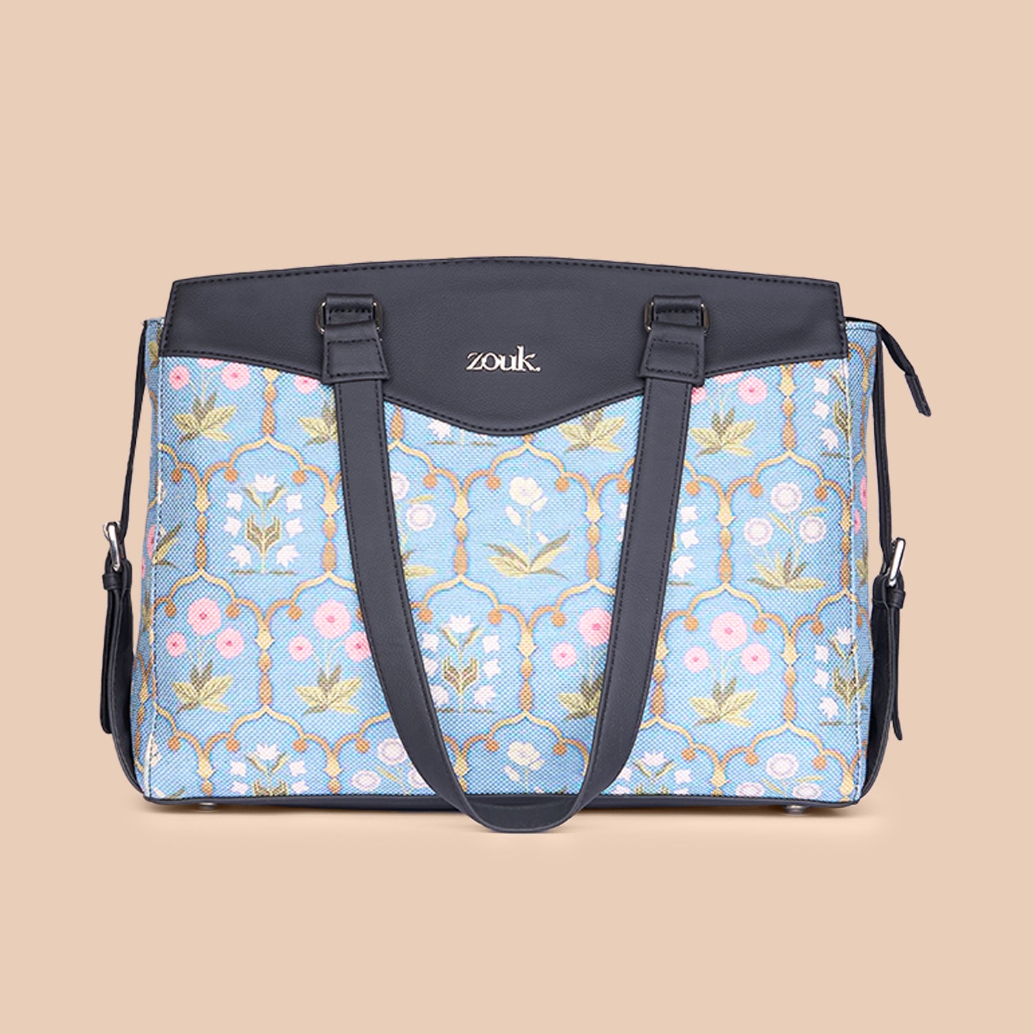 Jaipur Fresco Blue Women's Work Bag Black