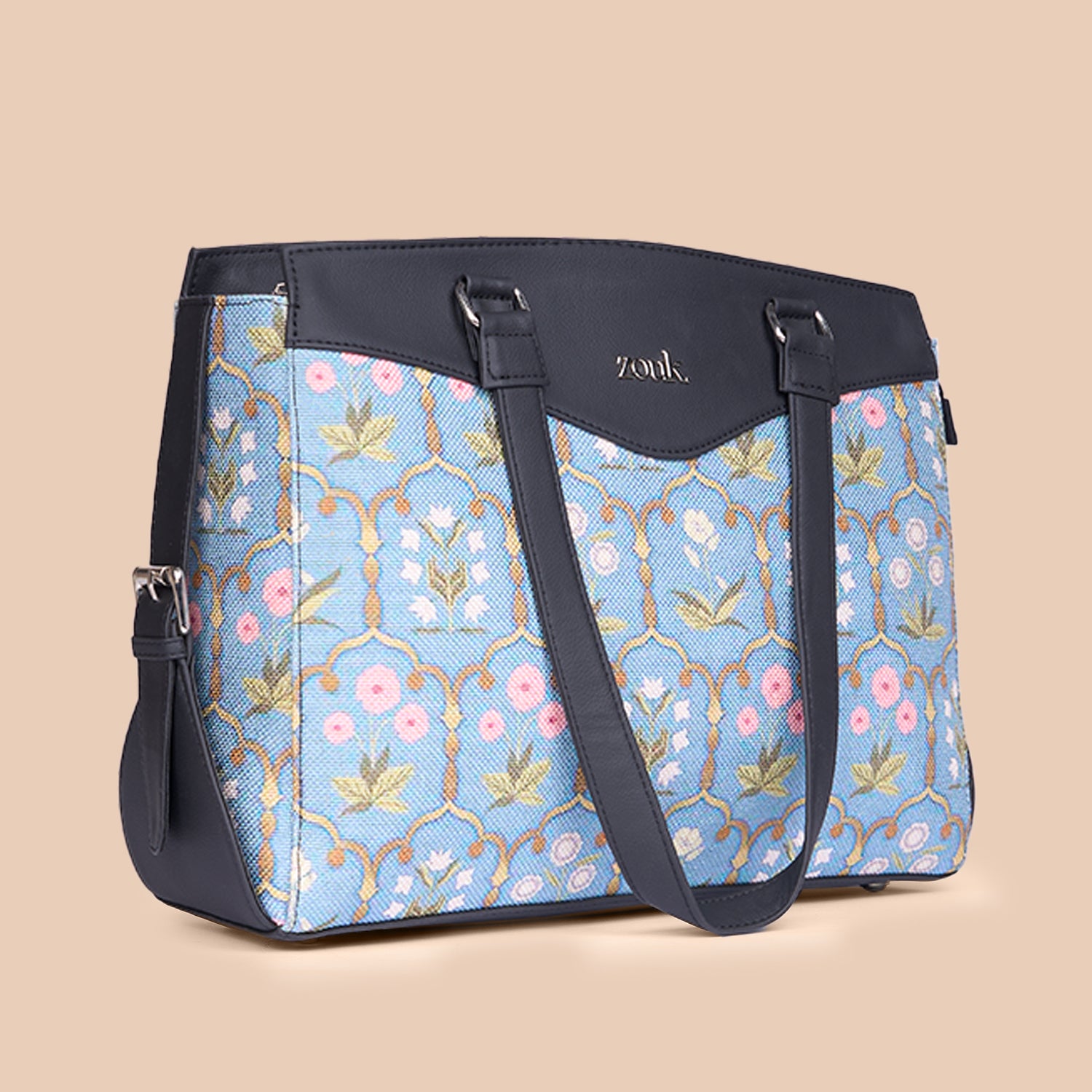 Jaipur Fresco Blue Women's Work Bag Black