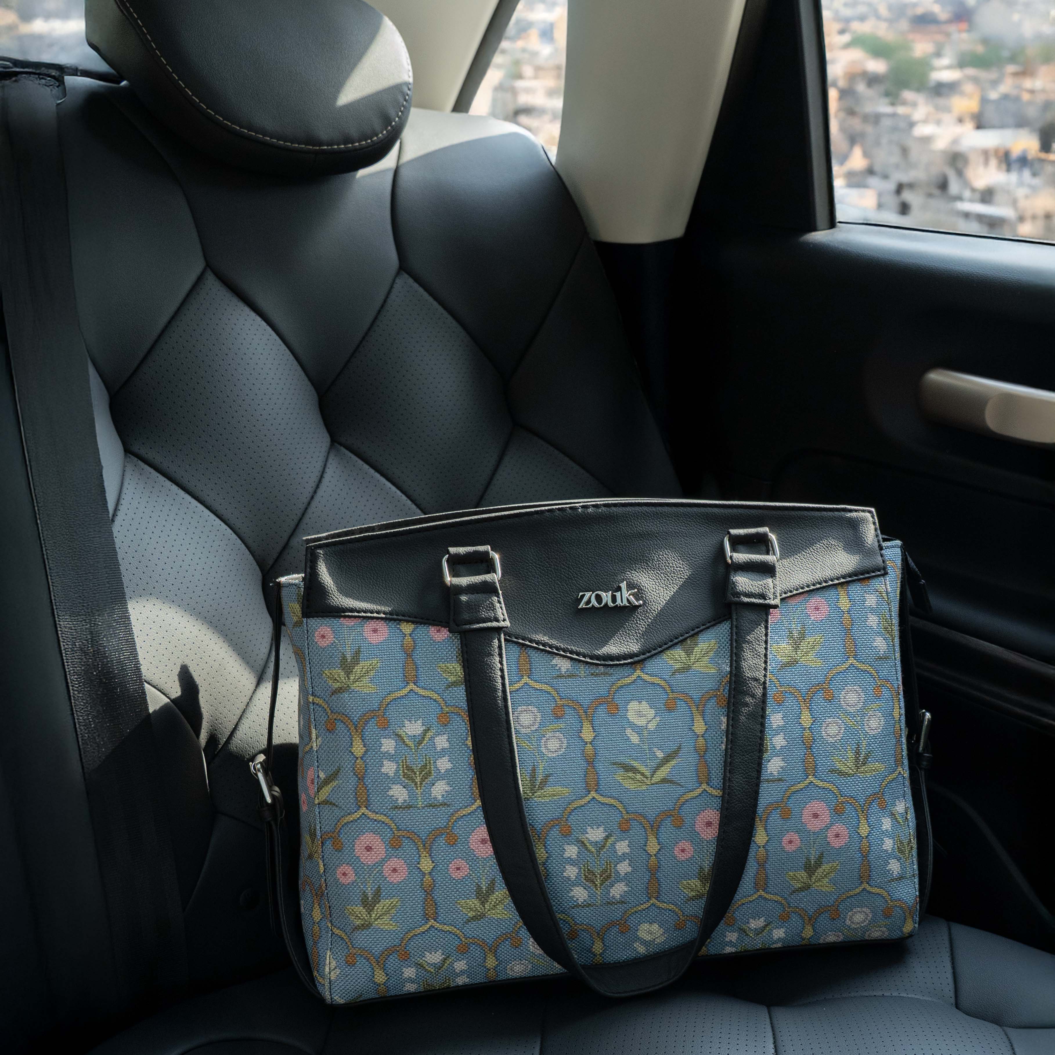 Jaipur Fresco Blue Women's Work Bag Black