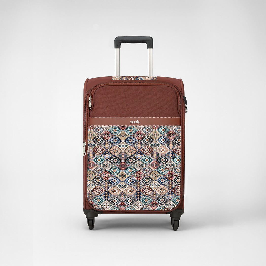 Jammu Kaleen Avasa Trolley Bag Combo (Medium & Large)